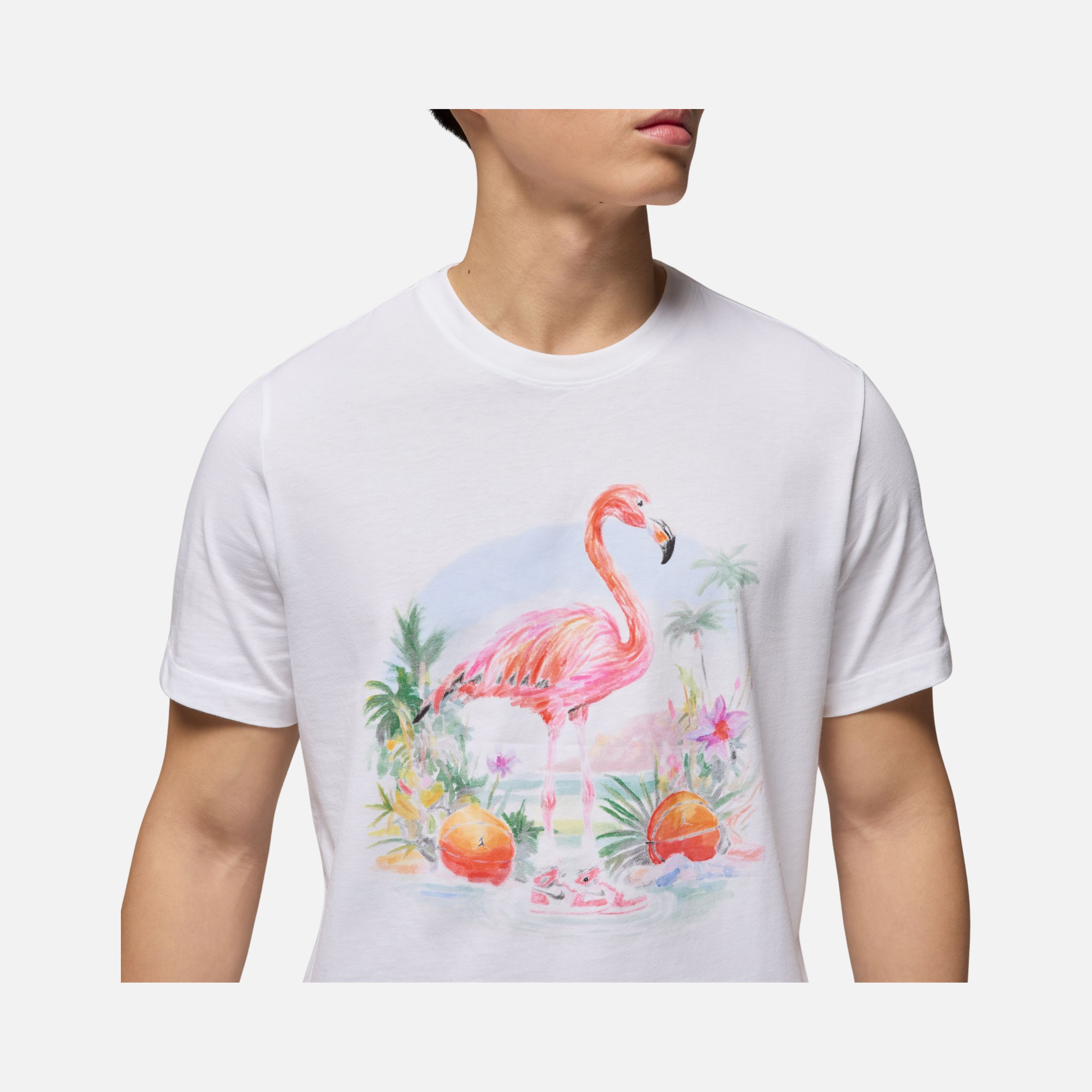 Nike MJ Flt Ess Flamingo Ss Crew Tişört