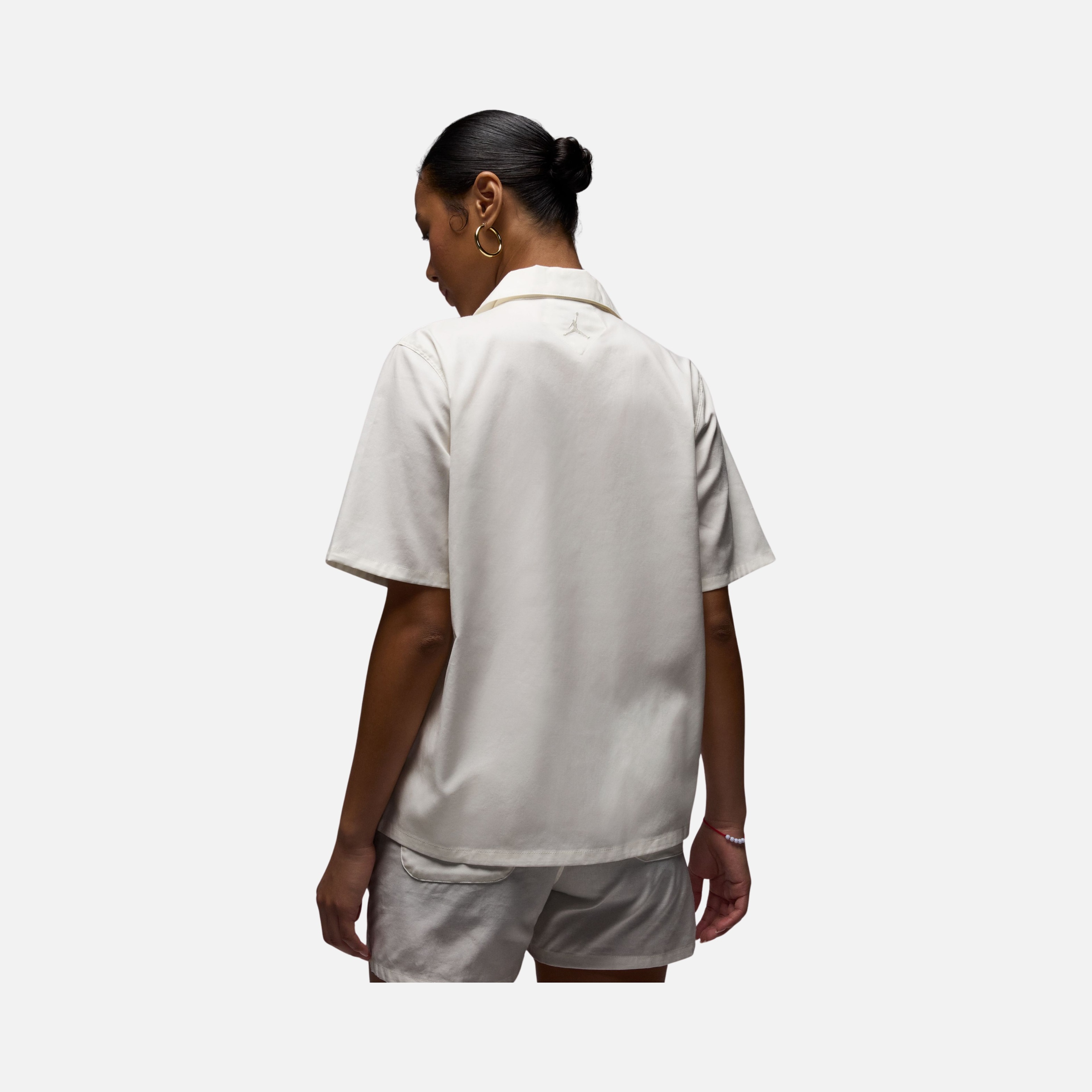 Nike W Jordan Ss Woven Top Rose Kadın Tişört