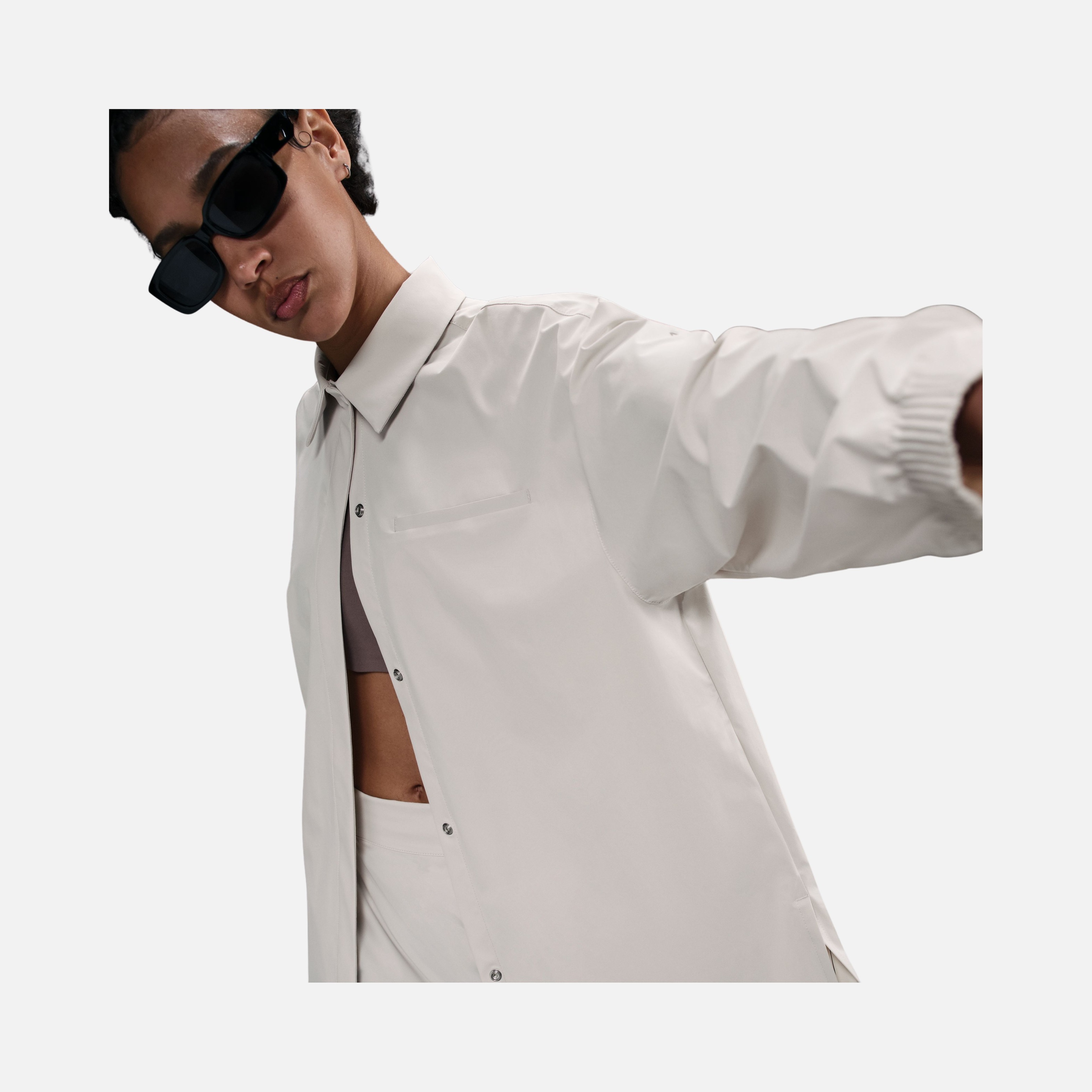 Nike 24.7 Dri-Fit Woven Fabric Training Long-Sleeve Kadın Gömlek