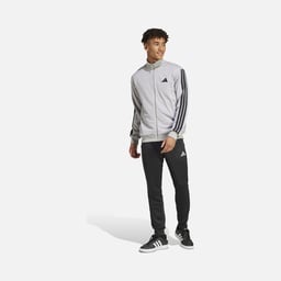 adidas Sportswear Basic 3-Stripes French Terry Regular-Fit Full-Zip Erkek Eşofman Takımı