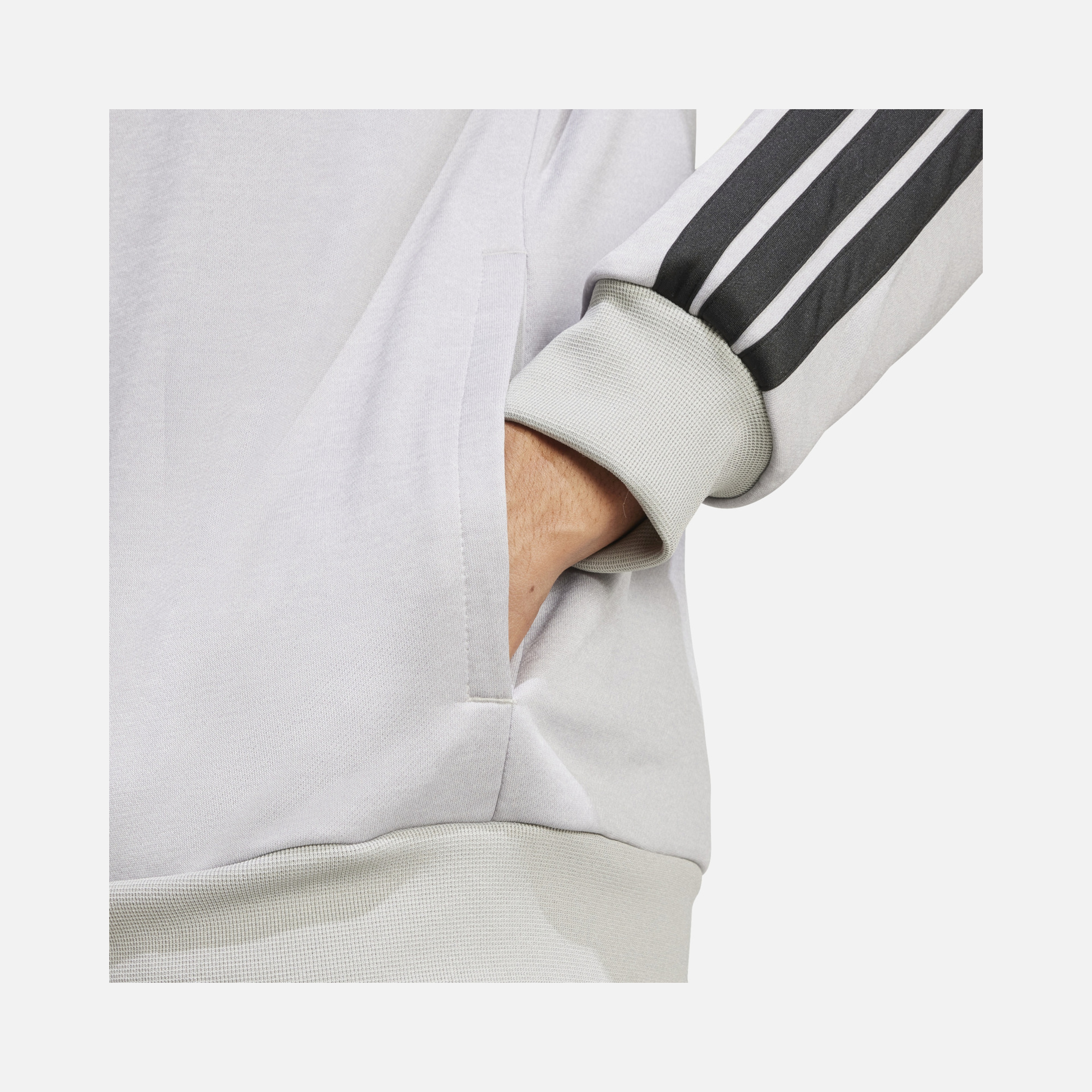 adidas Sportswear Basic 3-Stripes French Terry Regular-Fit Full-Zip Erkek Eşofman Takımı