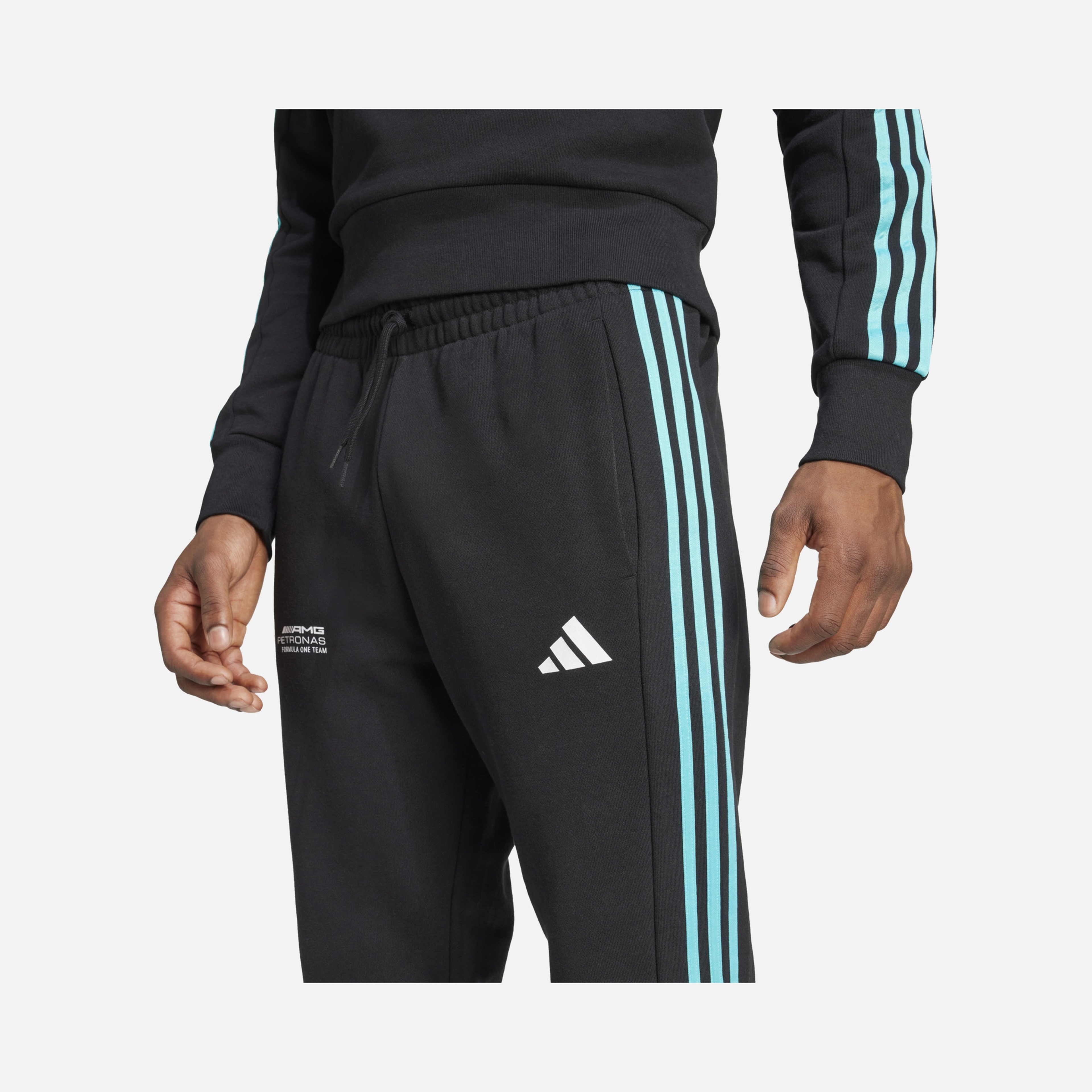 adidas Mercedes-AMG Petronas F1 Team French Terry Regular- Fit Racing Fans Erkek Eşofman Altı