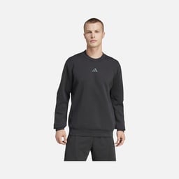 adidas AEROREADY Designed for Gym & Training Crew Erkek Sweatshirt