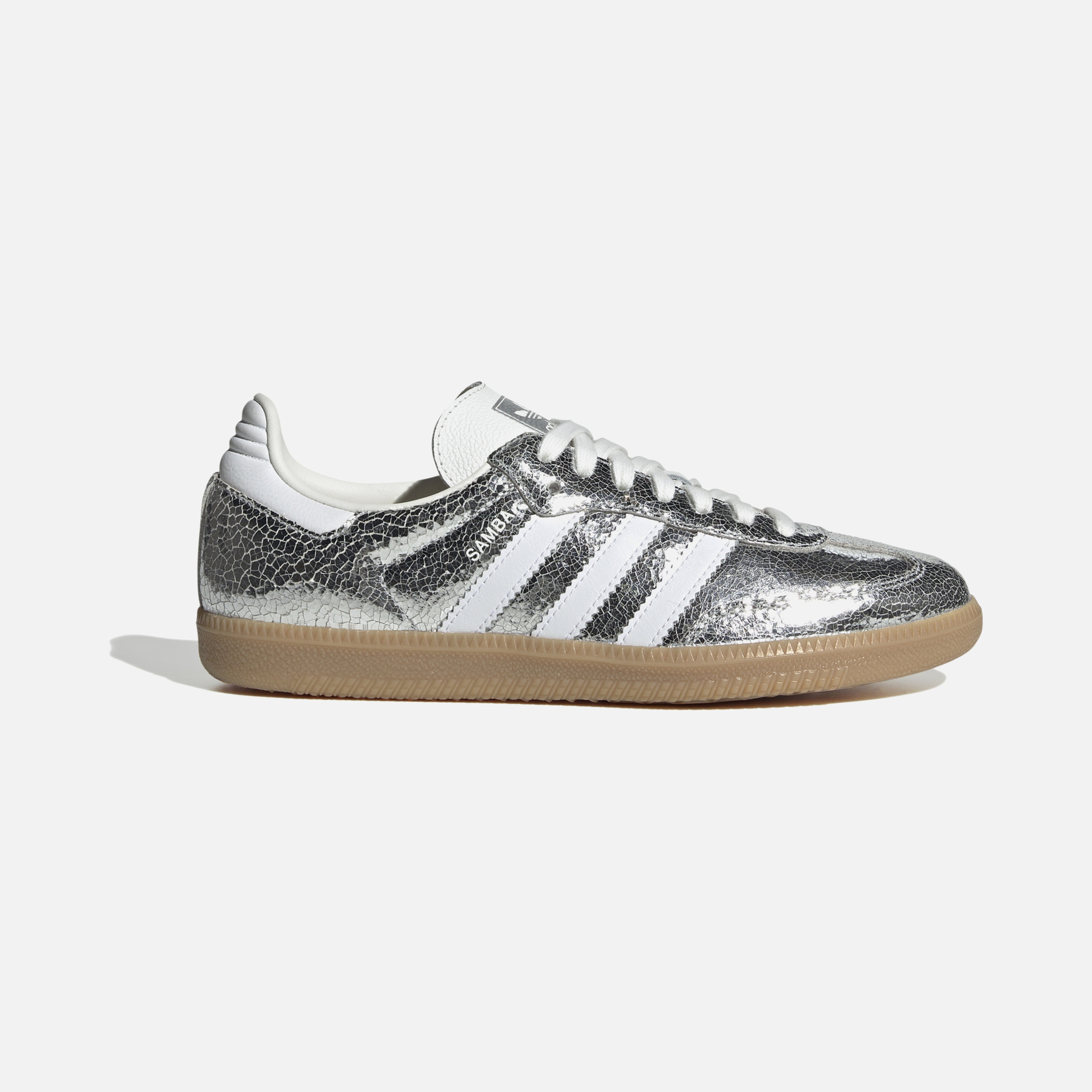 adidas Originals Samba OG ''Silver Metallic Broken Leather'' Kadın Spor Ayakkabı