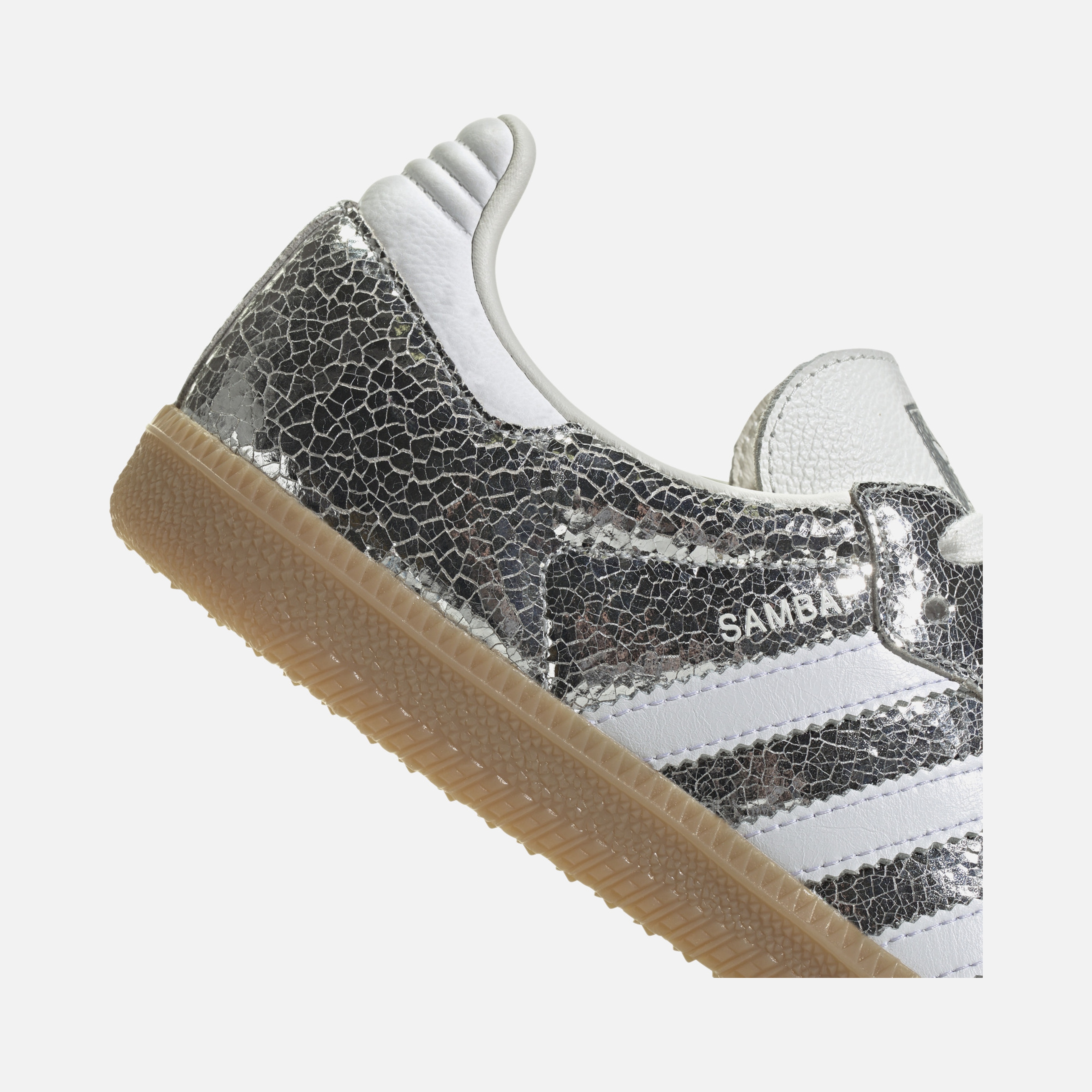 adidas Originals Samba OG ''Silver Metallic Broken Leather'' Kadın Spor Ayakkabı