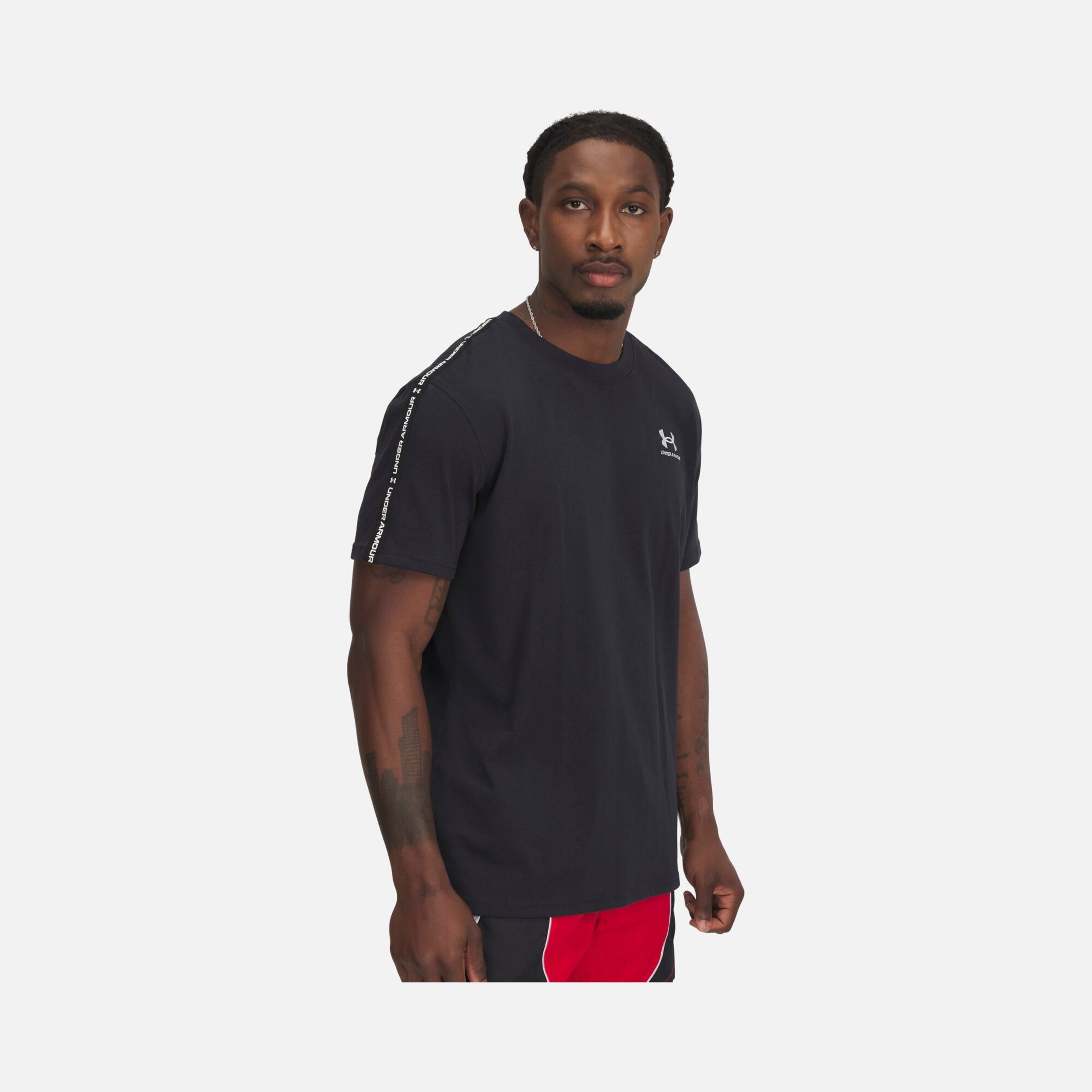Under Armour Sportswear Icon Heavyweight Tee Taping Loose Cut Short-Sleeve Erkek Tişört