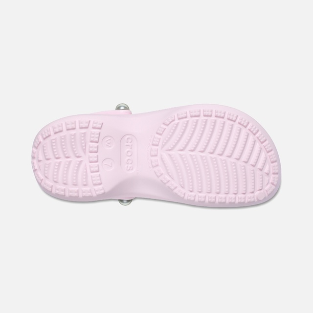 Crocs Pembe Crocs Classic Platform Pearl Clog