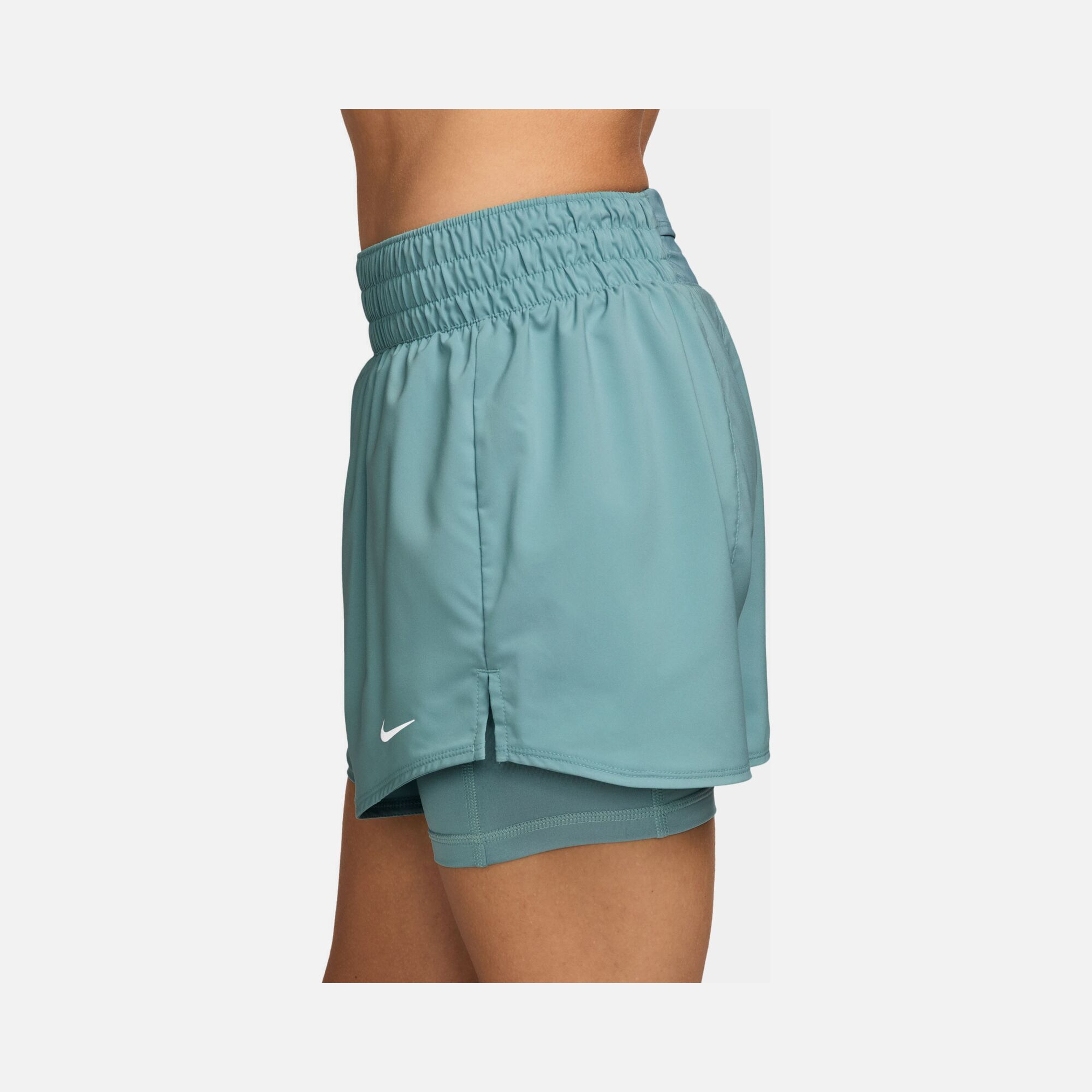 Nike Dri-Fit One High-Waisted 3" 2-in-1 Training Kadın Şort