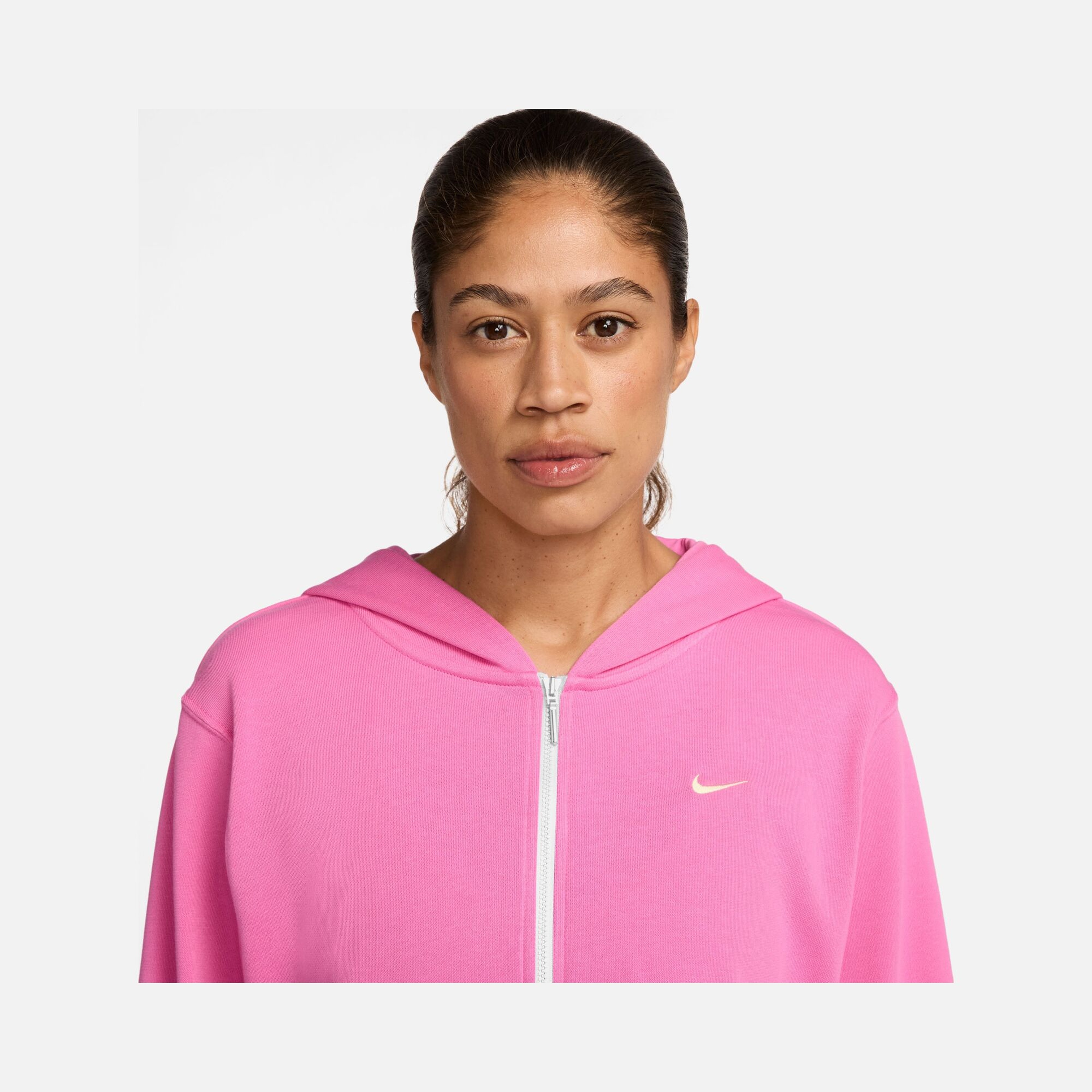 Nike Sportswear Phoenix Fleece Chill French Terry Loose Full-Zip Hoodie Kadın Sweatshirt