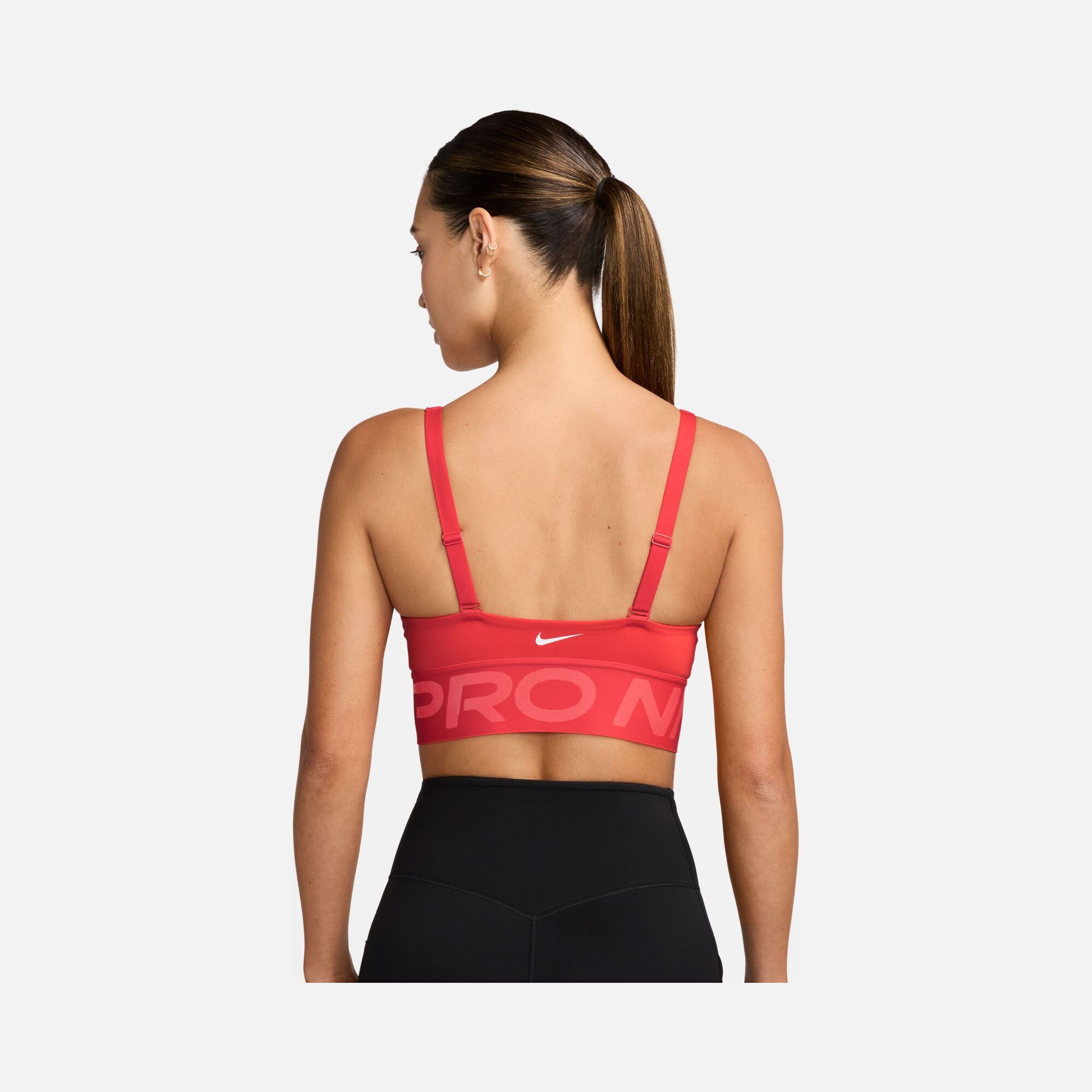 Nike Pro Indy Plunge Medium-Support Padded Training Kadın Bra