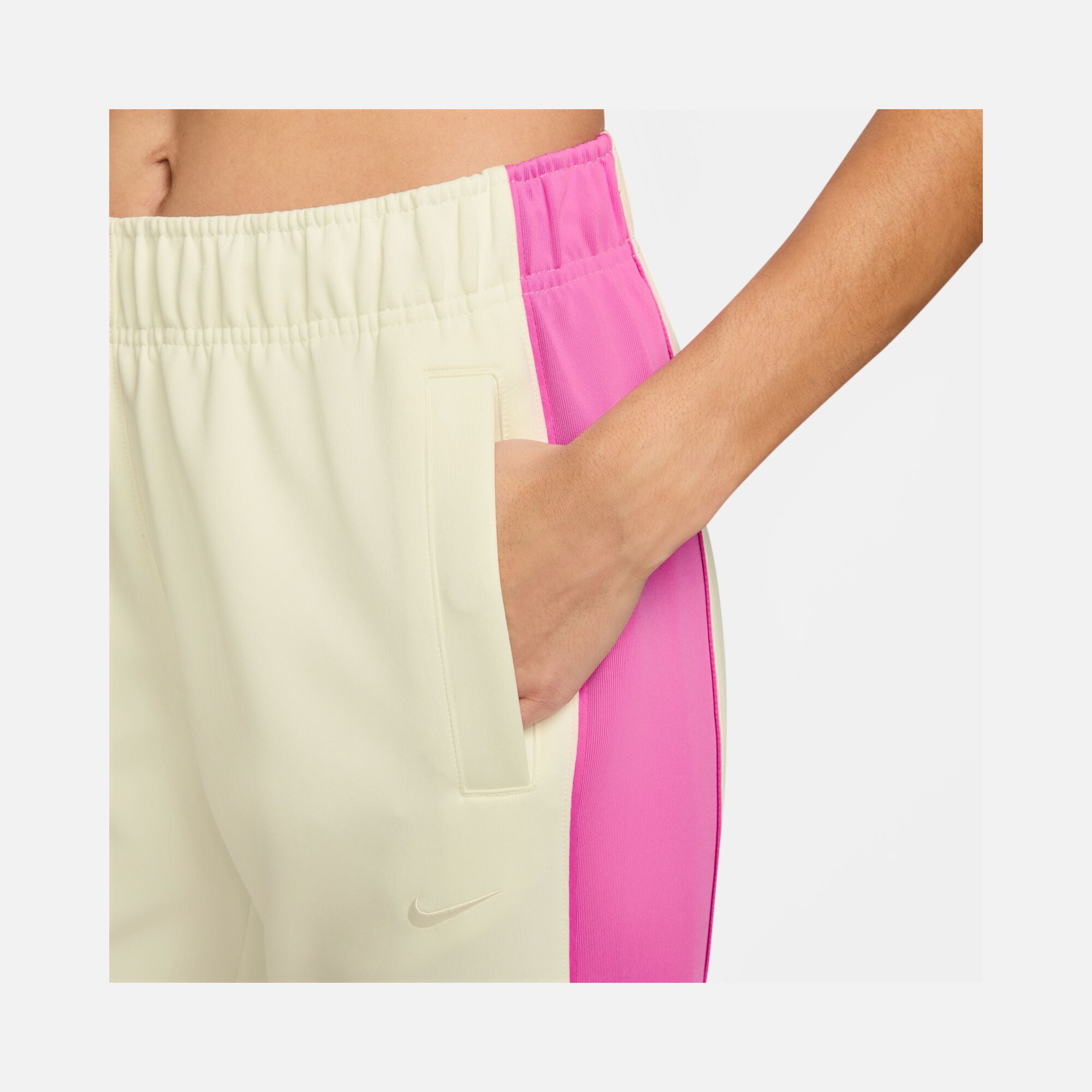 Nike Sportswear Essentials Windrunner Mid-Rise Slim Poly Knit Kadın Eşofman Altı