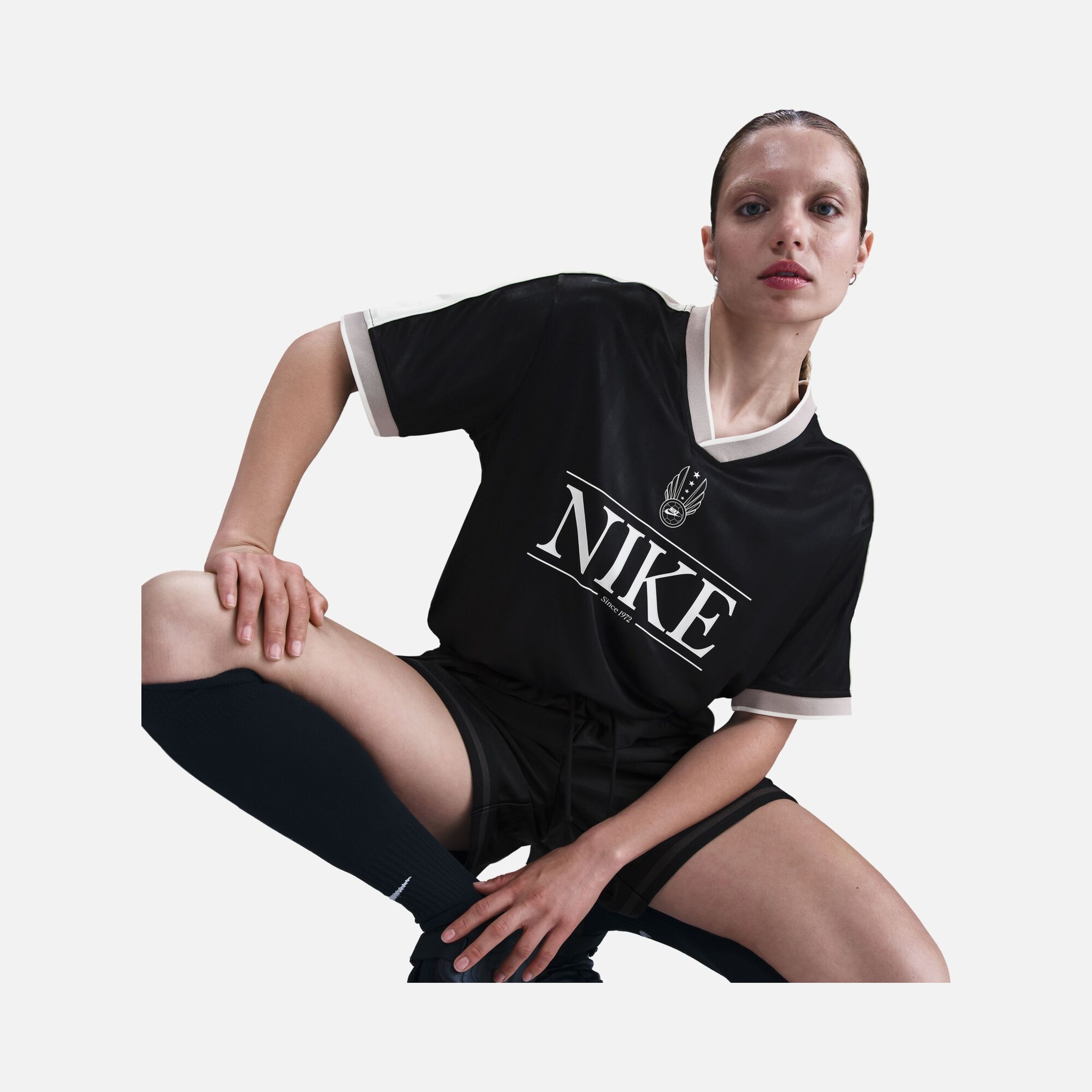 Nike W Nsw V Neck Jersey Kadın Tişört