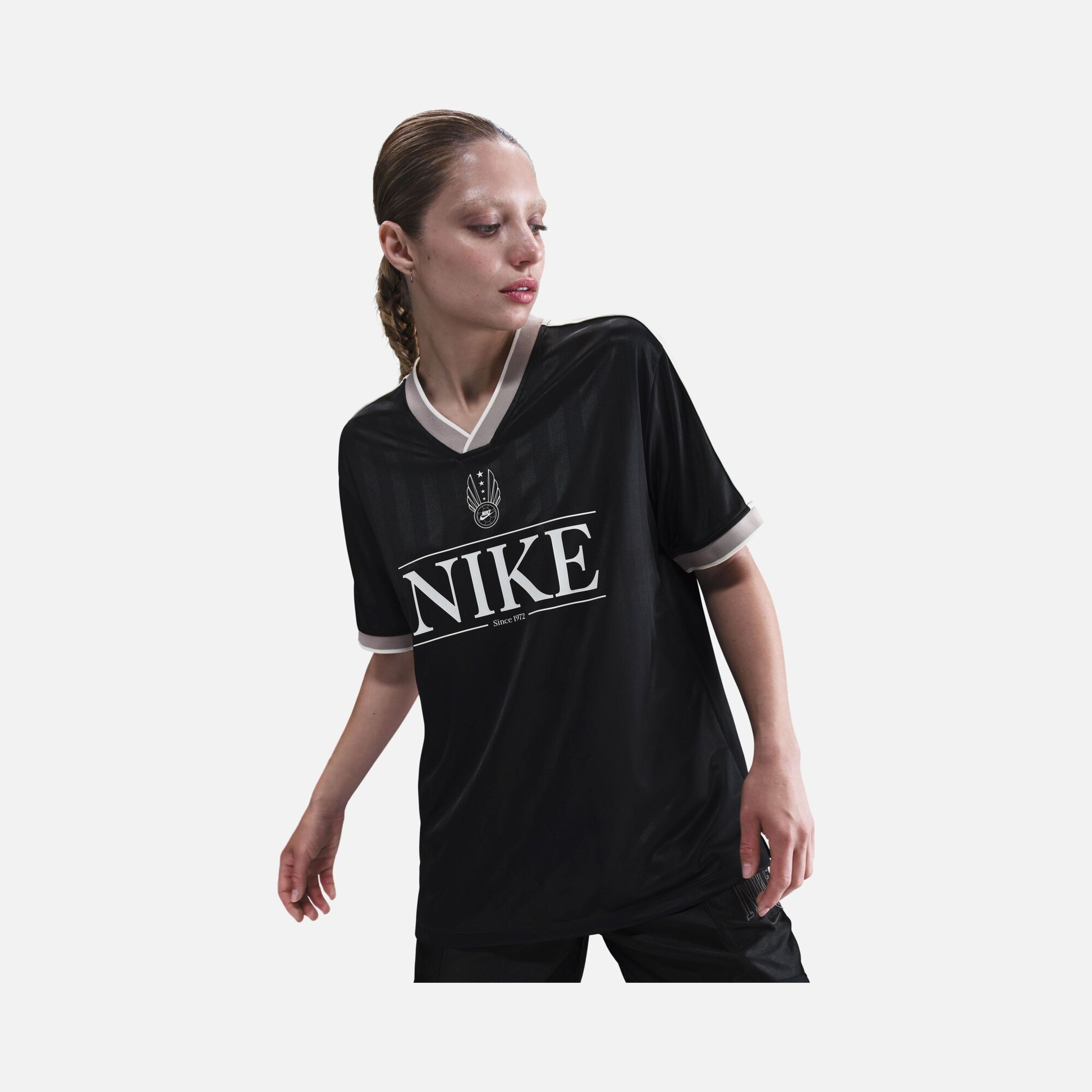 Nike W Nsw V Neck Jersey Kadın Tişört