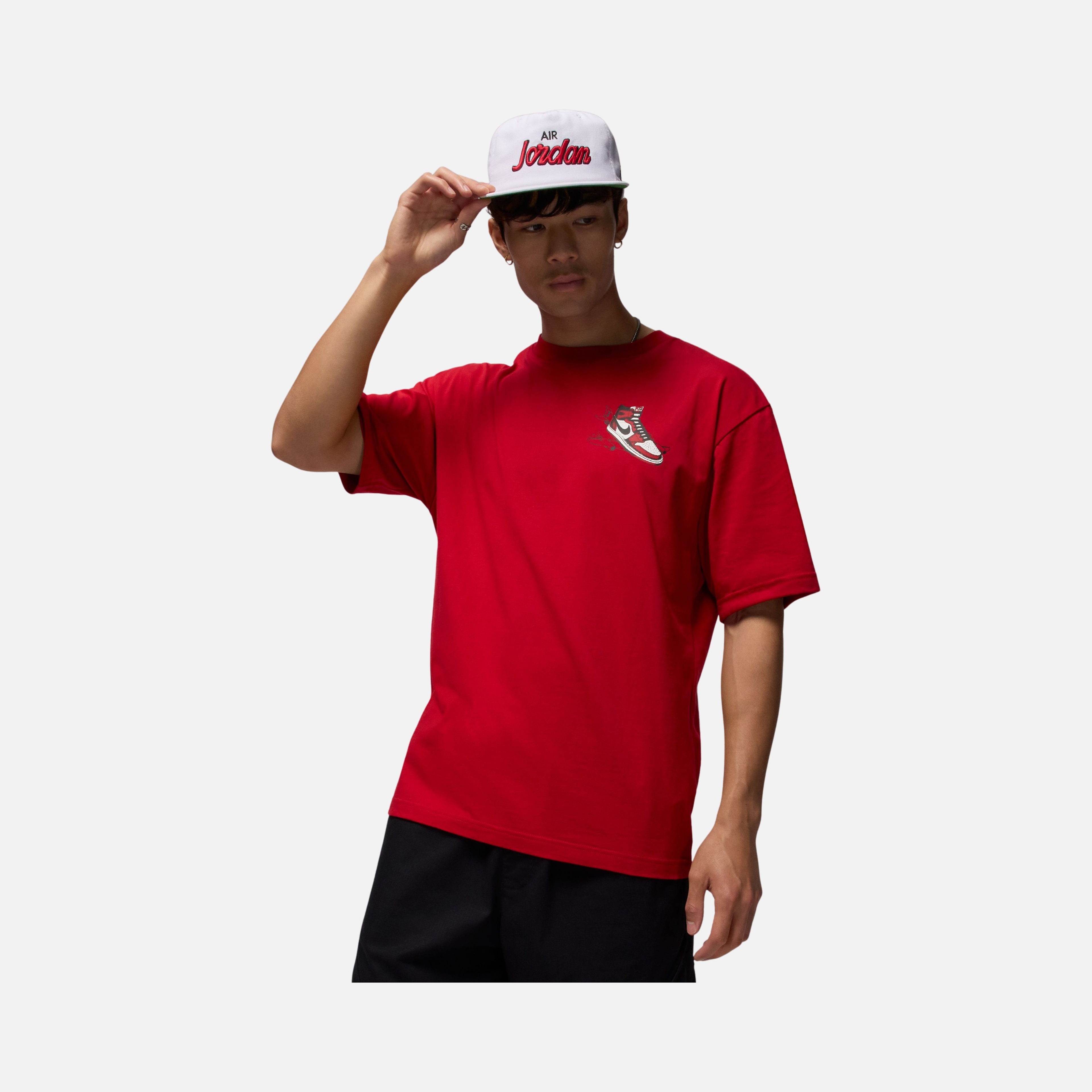 Nike Micheal Jordan Nc Aj1 Ad Ss Crew Erkek Tişört