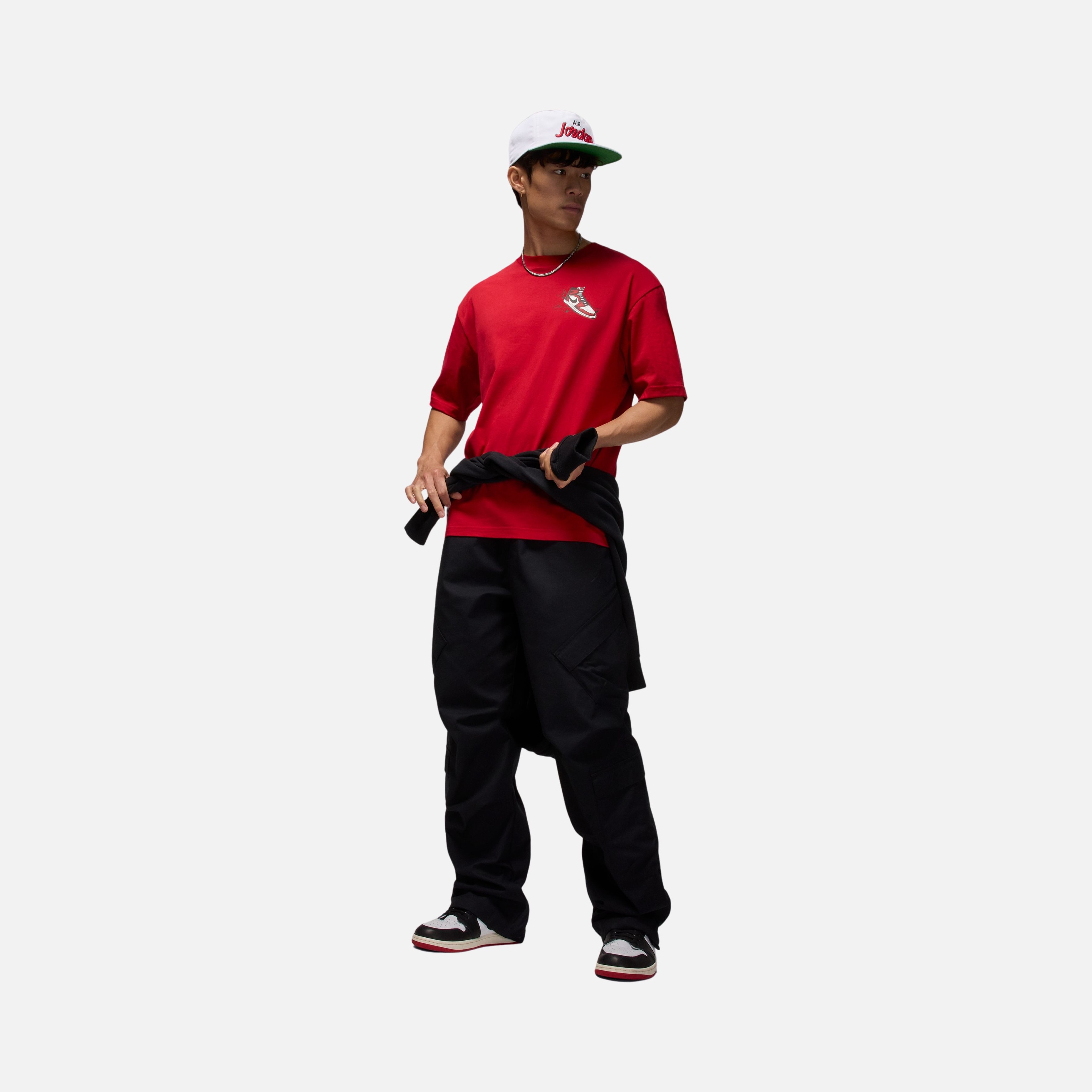 Nike Micheal Jordan Nc Aj1 Ad Ss Crew Erkek Tişört