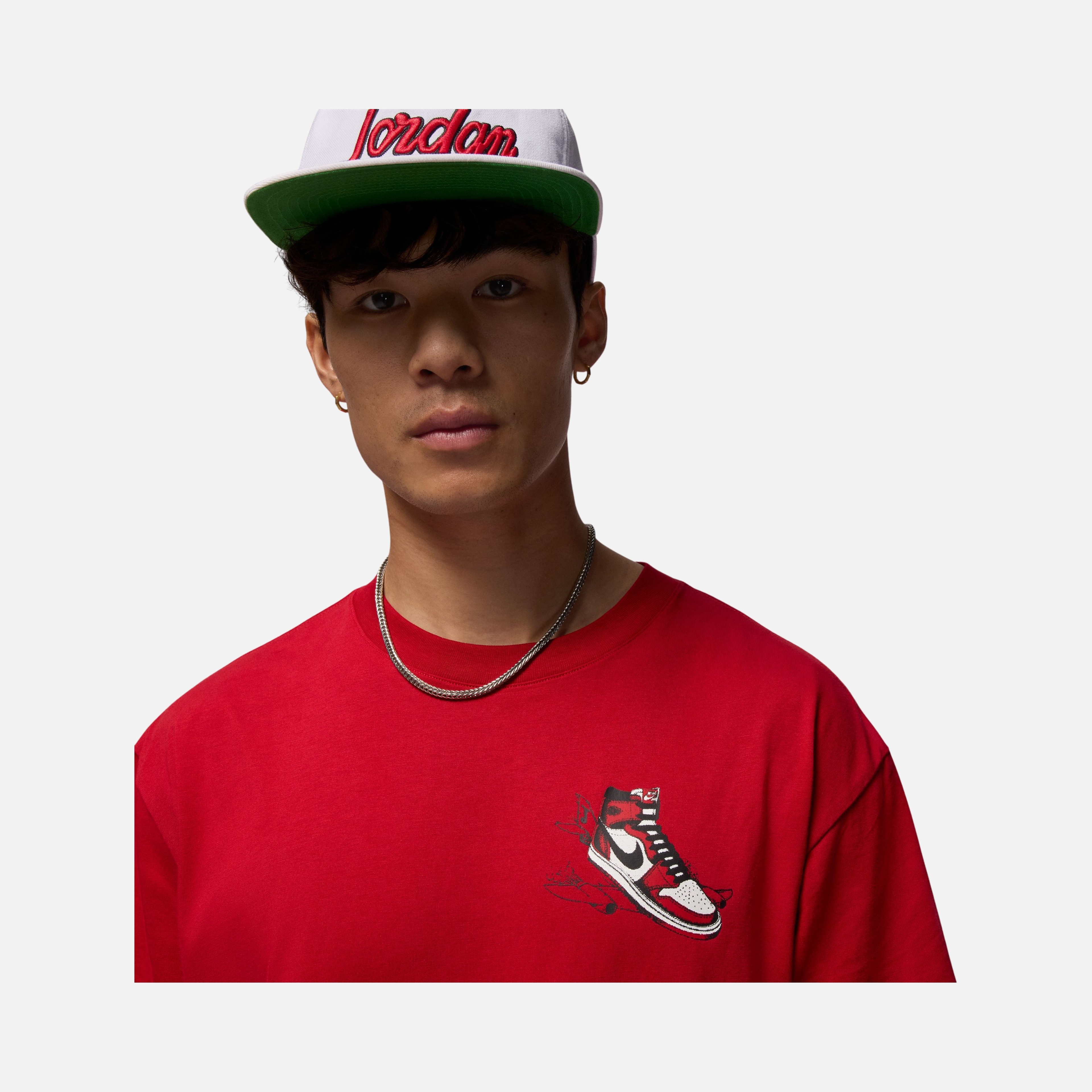 Nike Micheal Jordan Nc Aj1 Ad Ss Crew Erkek Tişört