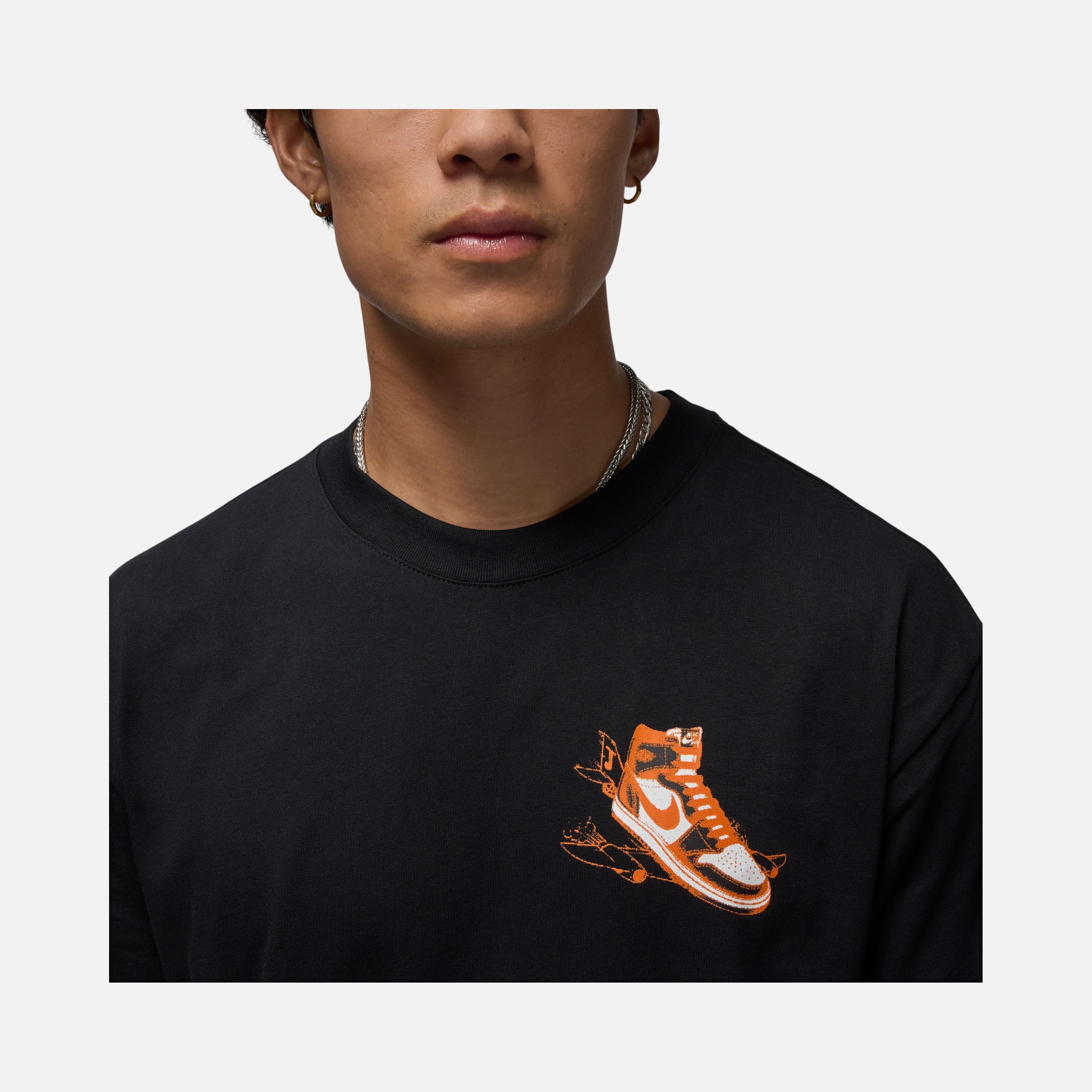 Nike Micheal Jordan Nc Aj1 Ad Ss Crew Erkek Tişört