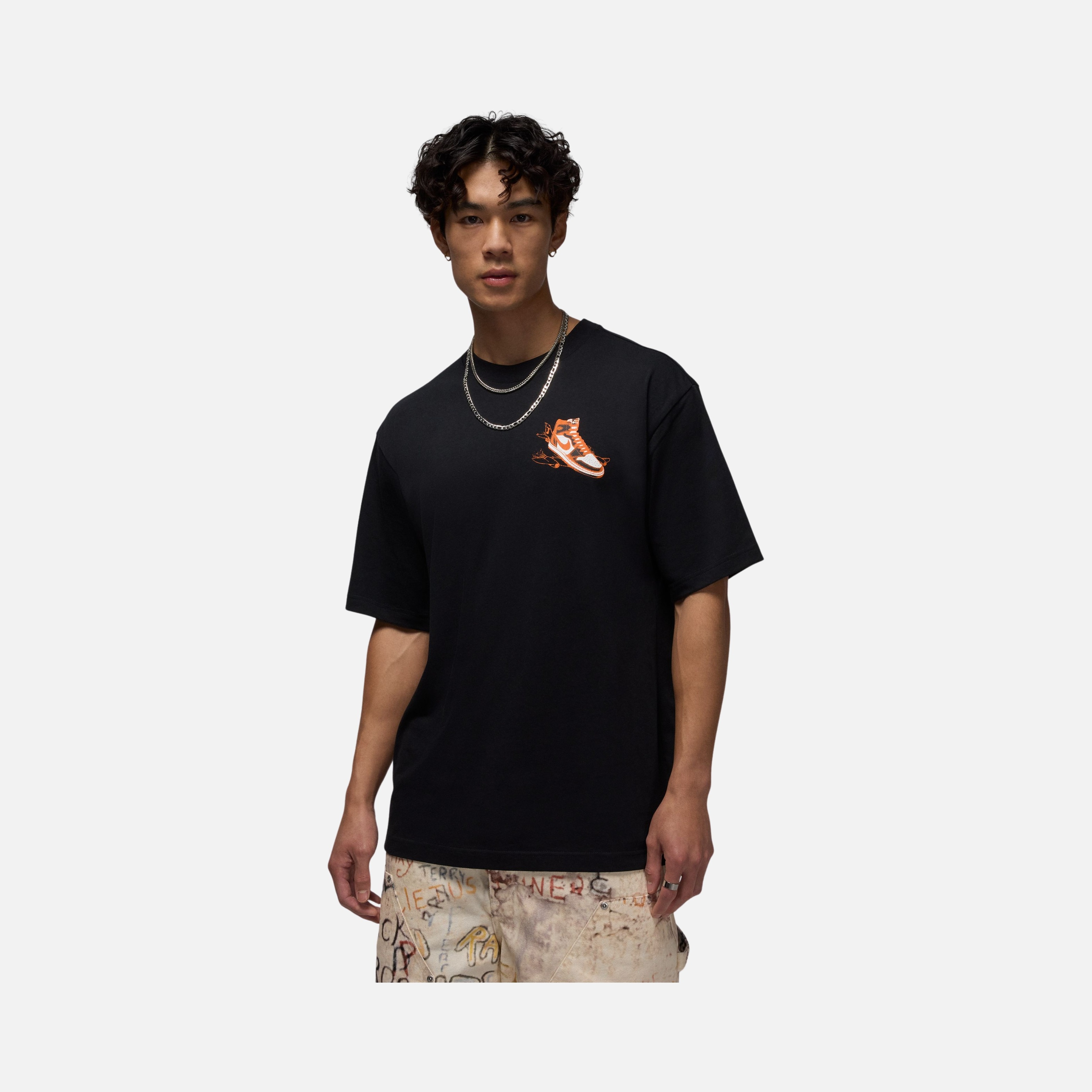 Nike Micheal Jordan Nc Aj1 Ad Ss Crew Erkek Tişört