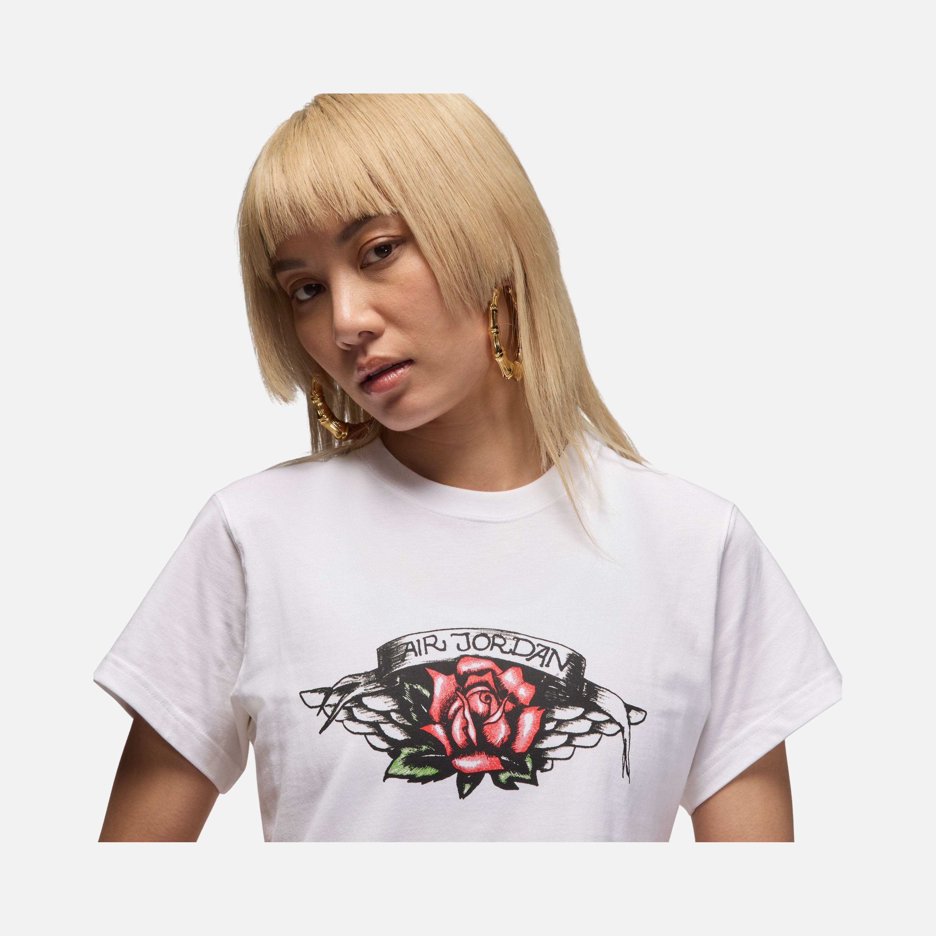 Nike W J Flt Ss Shgf Gfx Tee Tt Kadın Tişört | Barçın