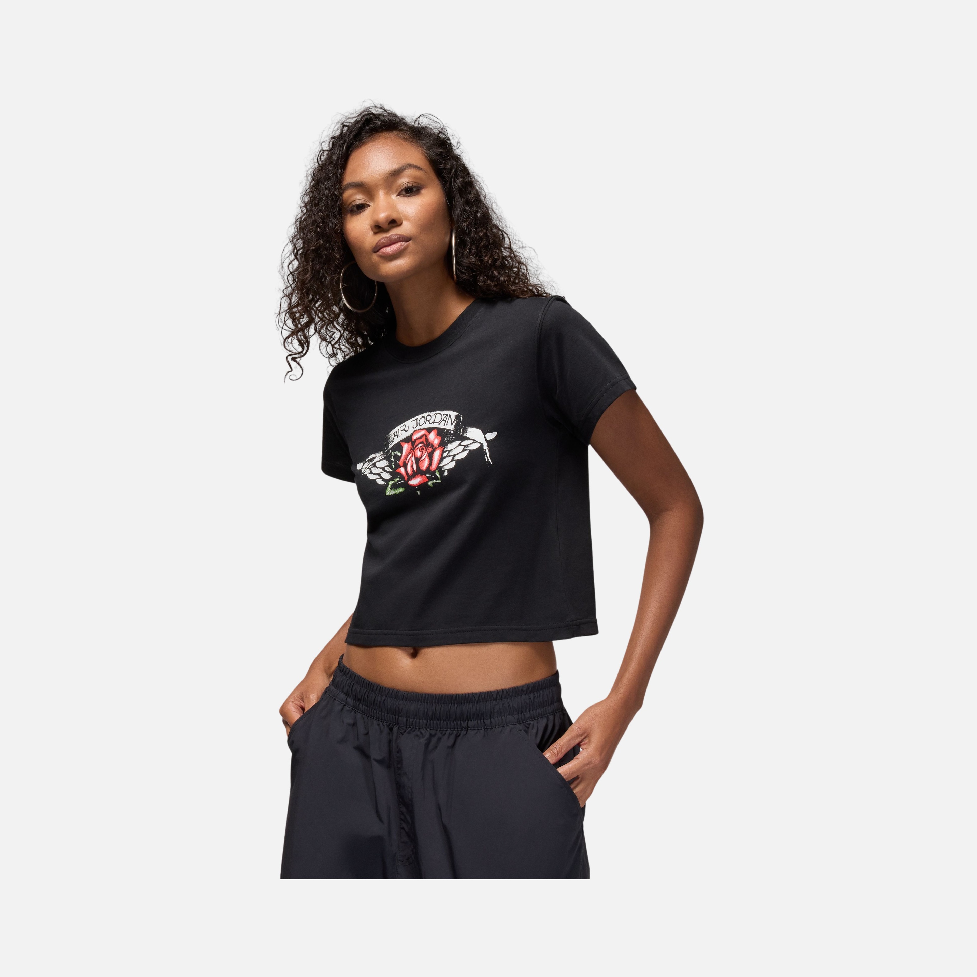 Nike W J Flt Ss Shgf Gfx Tee Tt Kadın Tişört