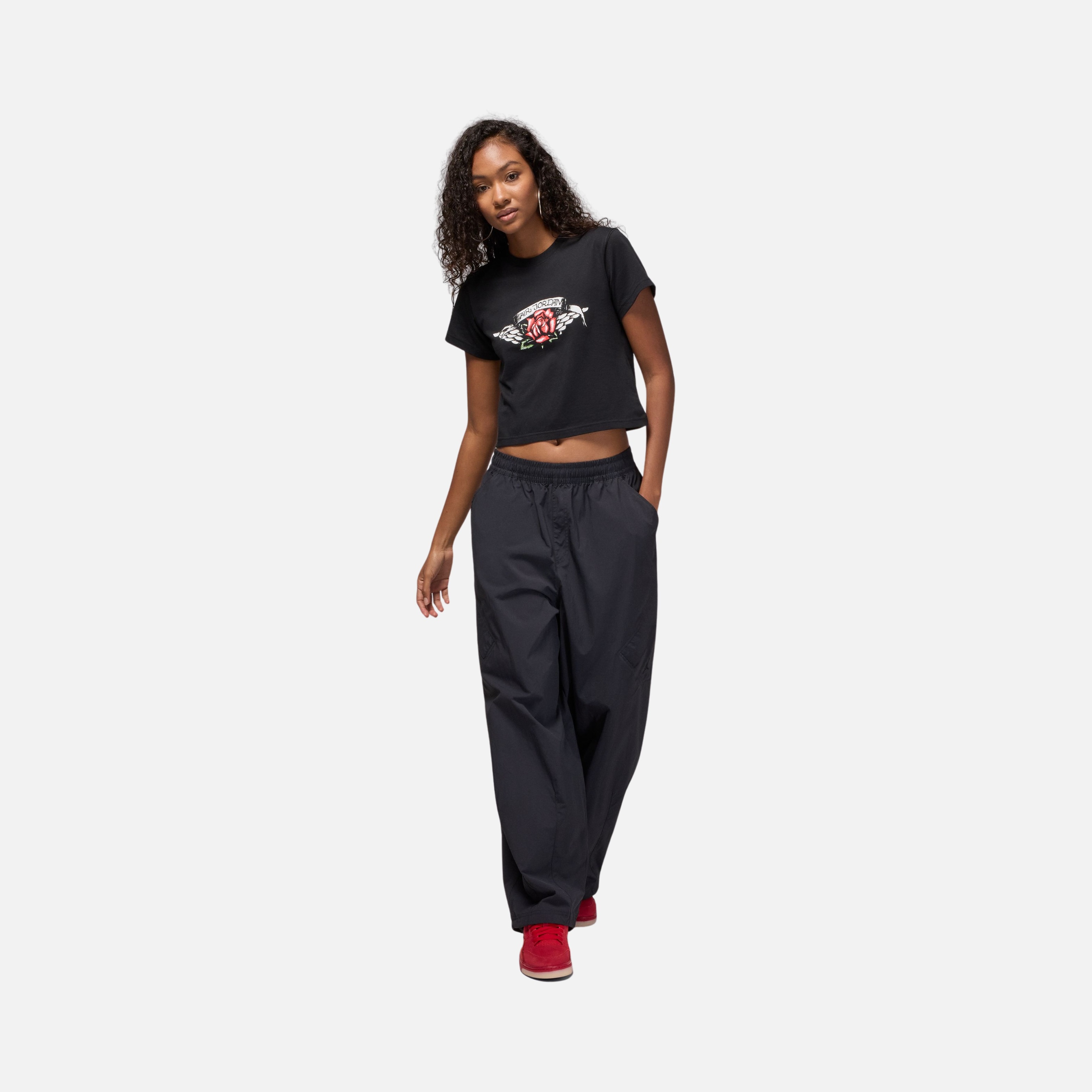Nike W J Flt Ss Shgf Gfx Tee Tt Kadın Tişört