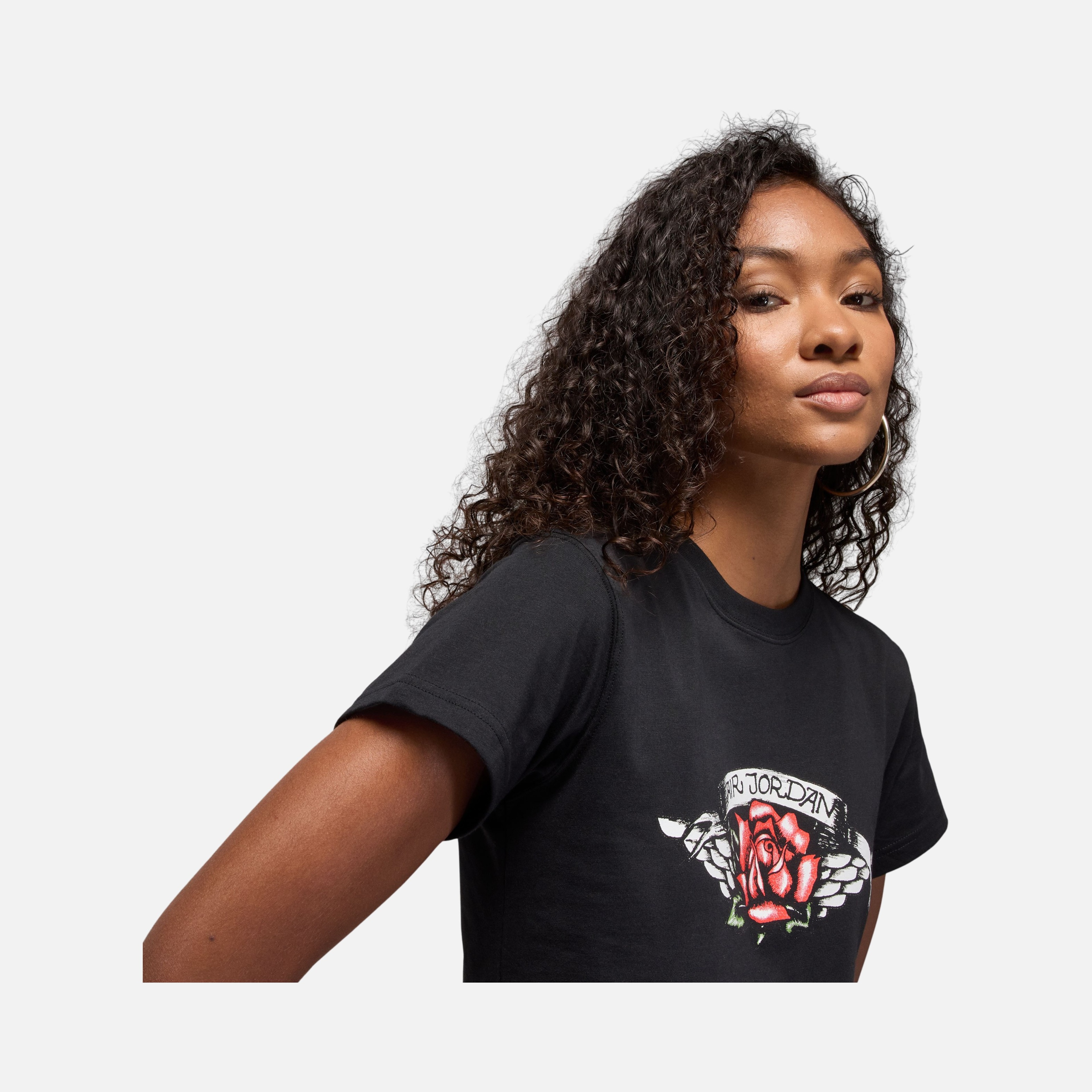 Nike W J Flt Ss Shgf Gfx Tee Tt Kadın Tişört