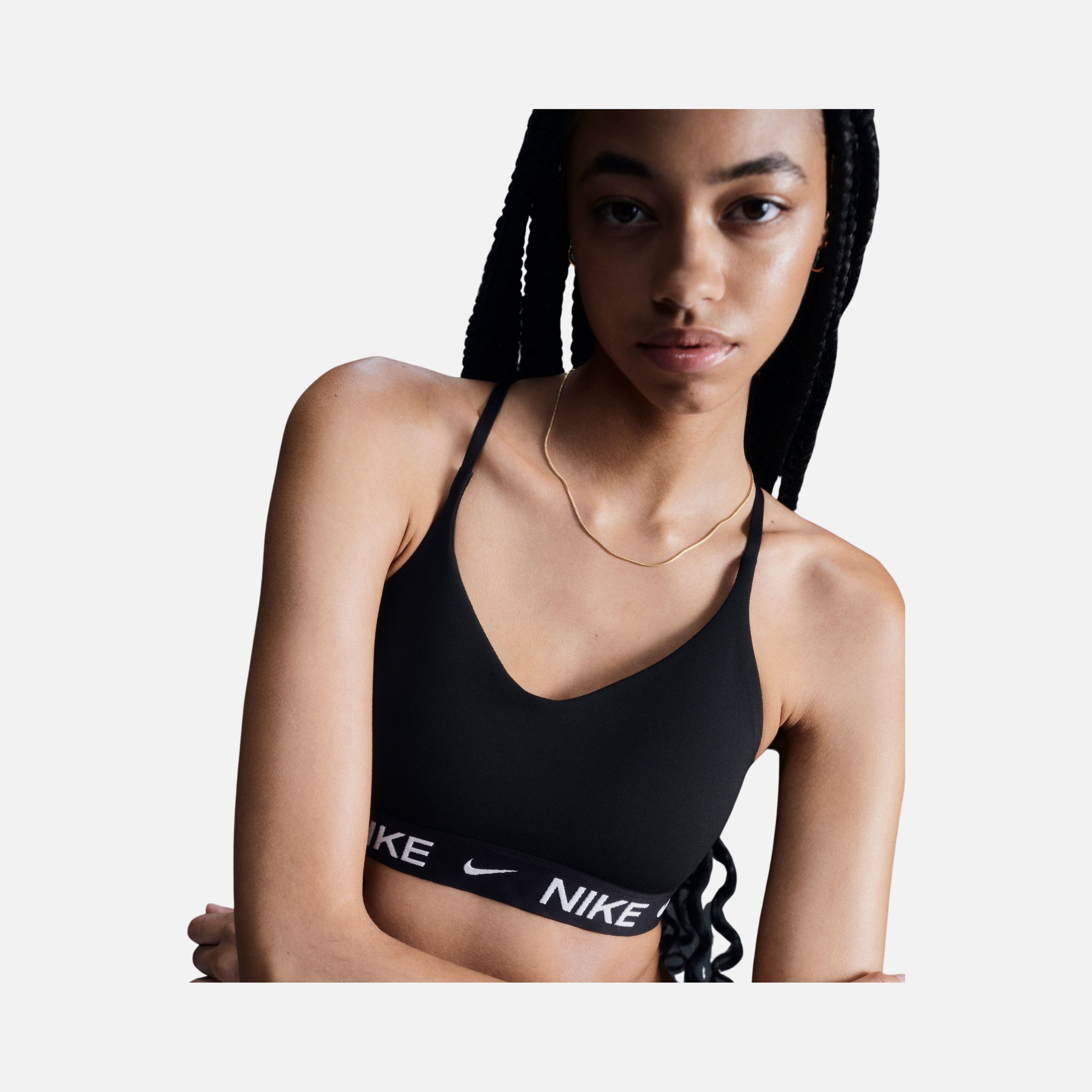 Nike Indy Light-Support Padded Adjustable Training Sports Kadın Bra