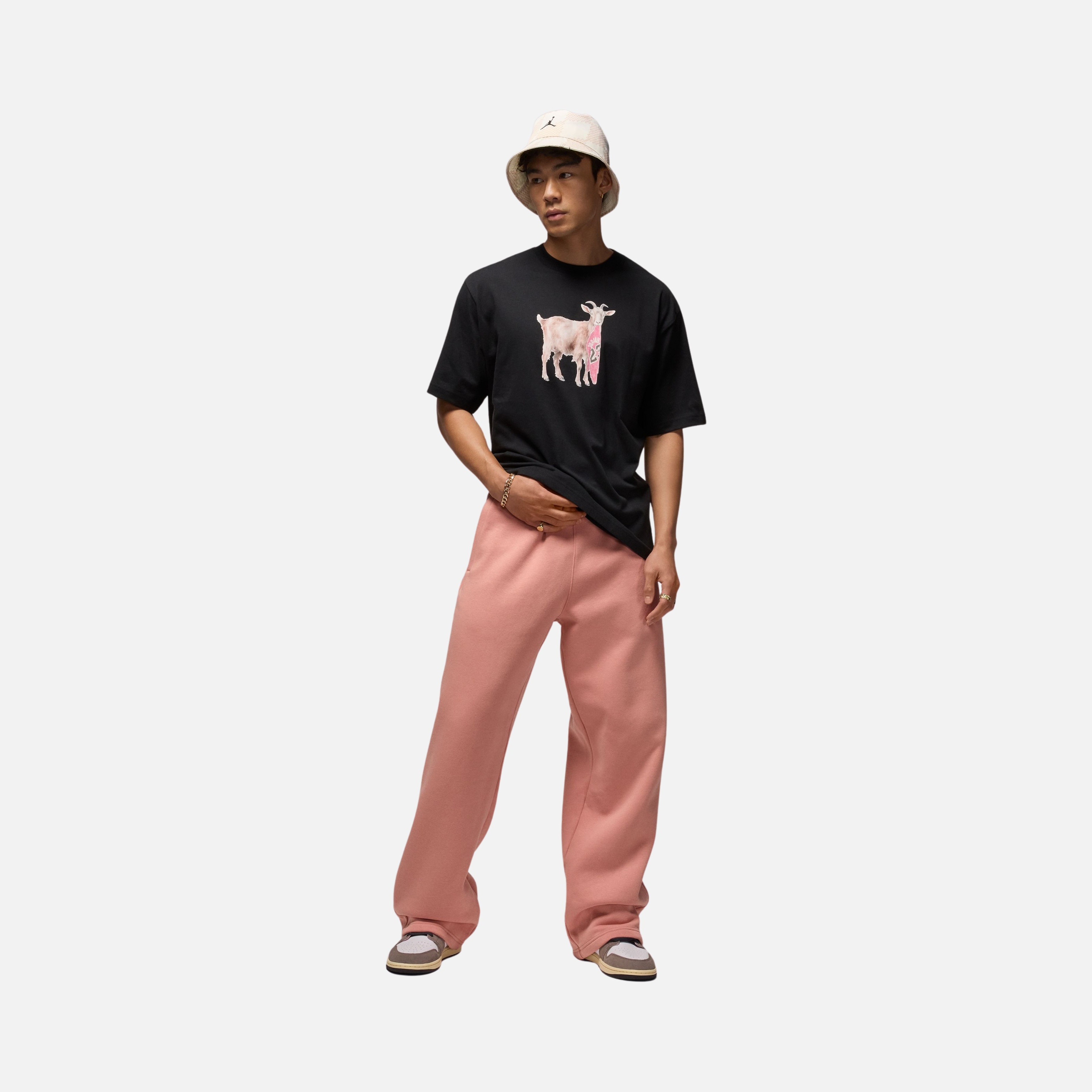 Nike Micheal Jordan Nc Goat Ss Crew Erkek Tişört