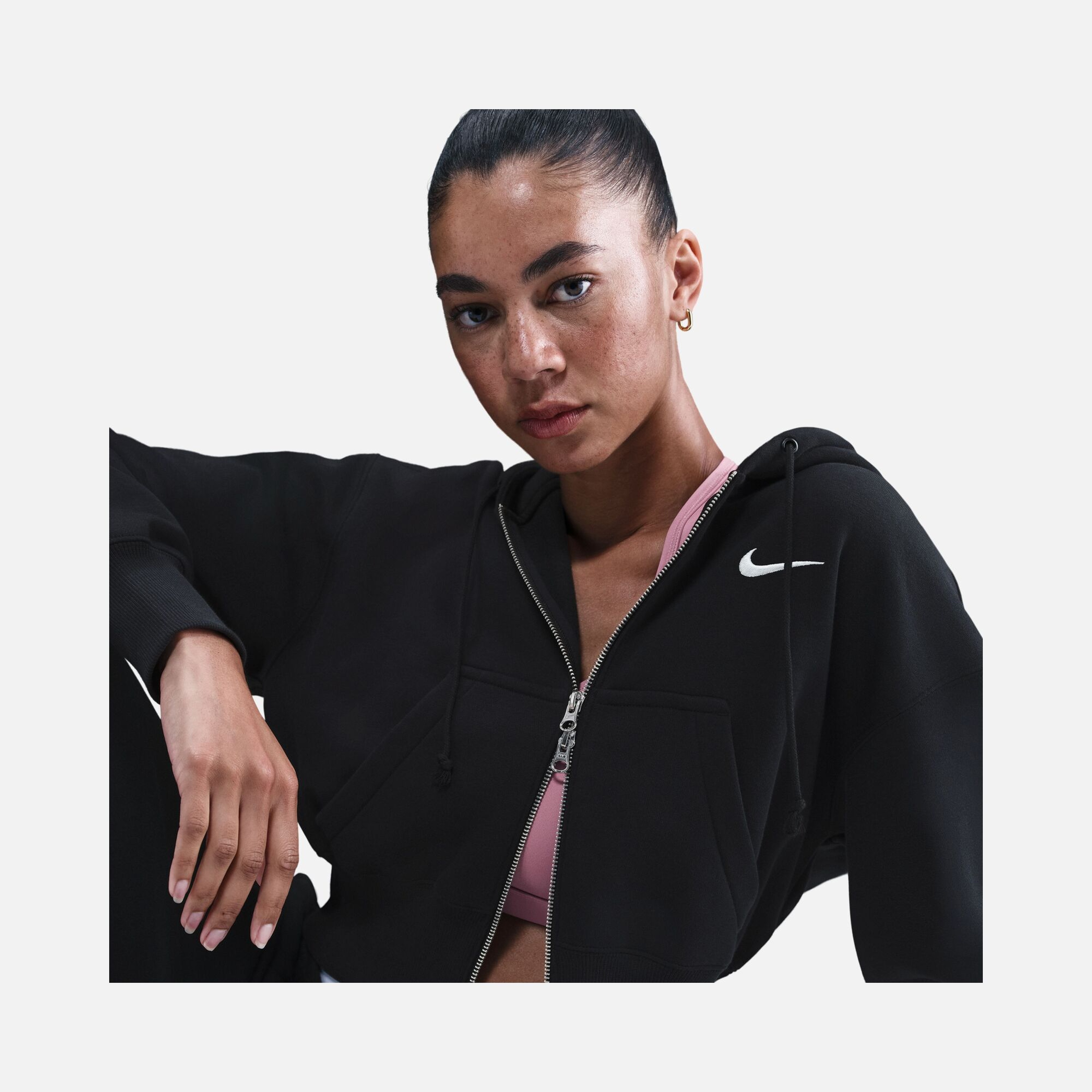 Nike Nsw Phoneix Fleece Crop Fz Hdy Kadın Sweatshirt