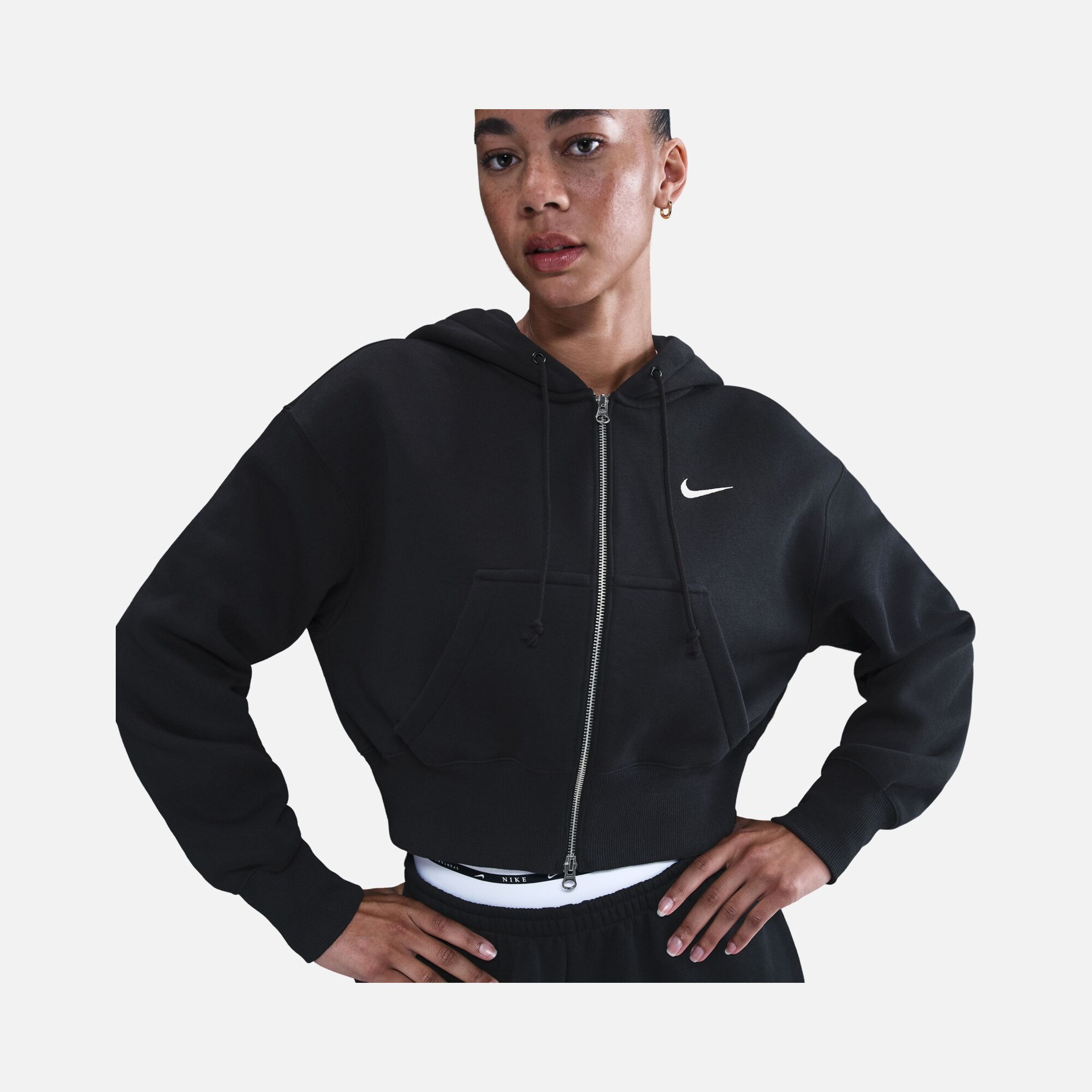 Nike Nsw Phoneix Fleece Crop Fz Hdy Kadın Sweatshirt