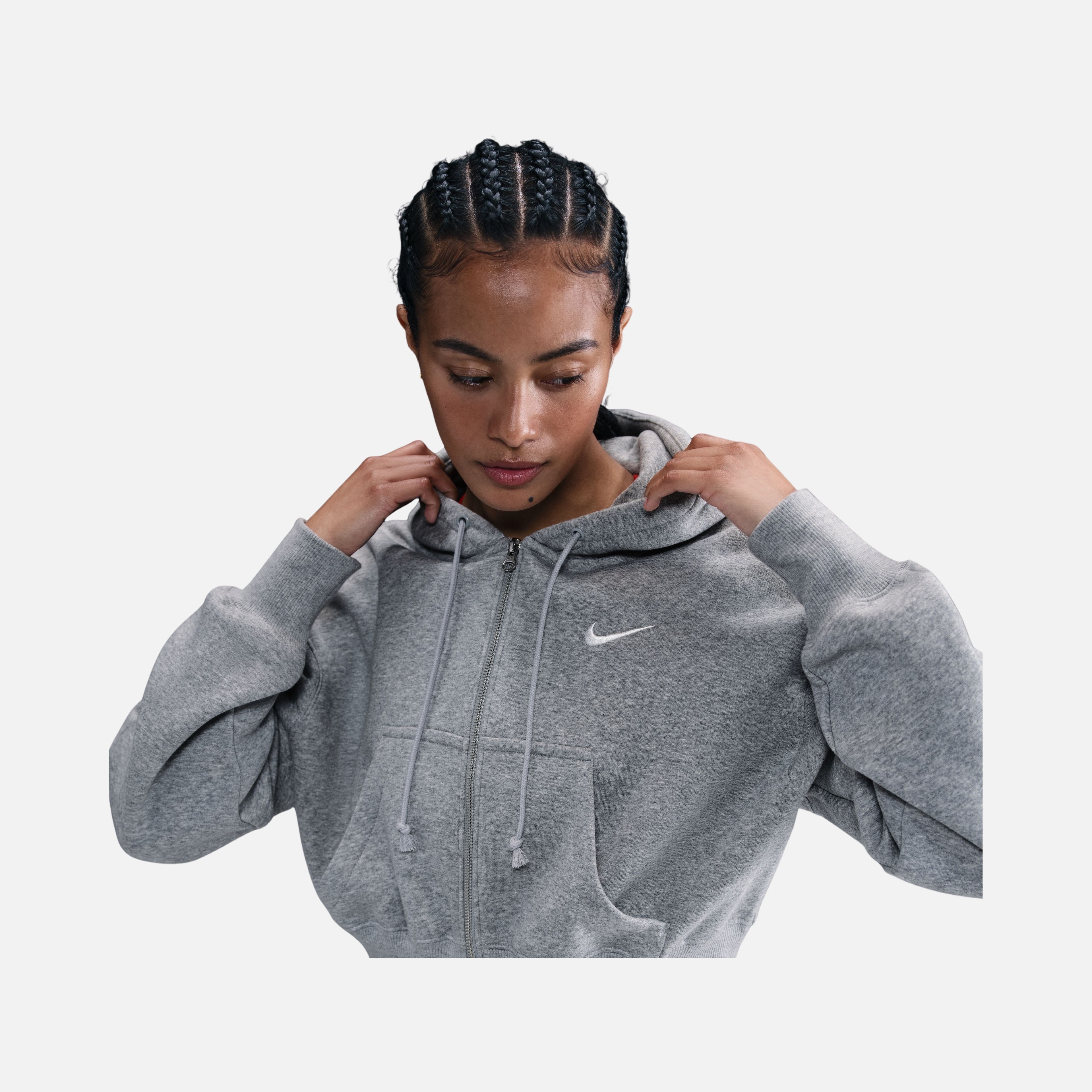 Nike Nsw Phoneix Fleece Crop Fz Hdy Kadın Sweatshirt