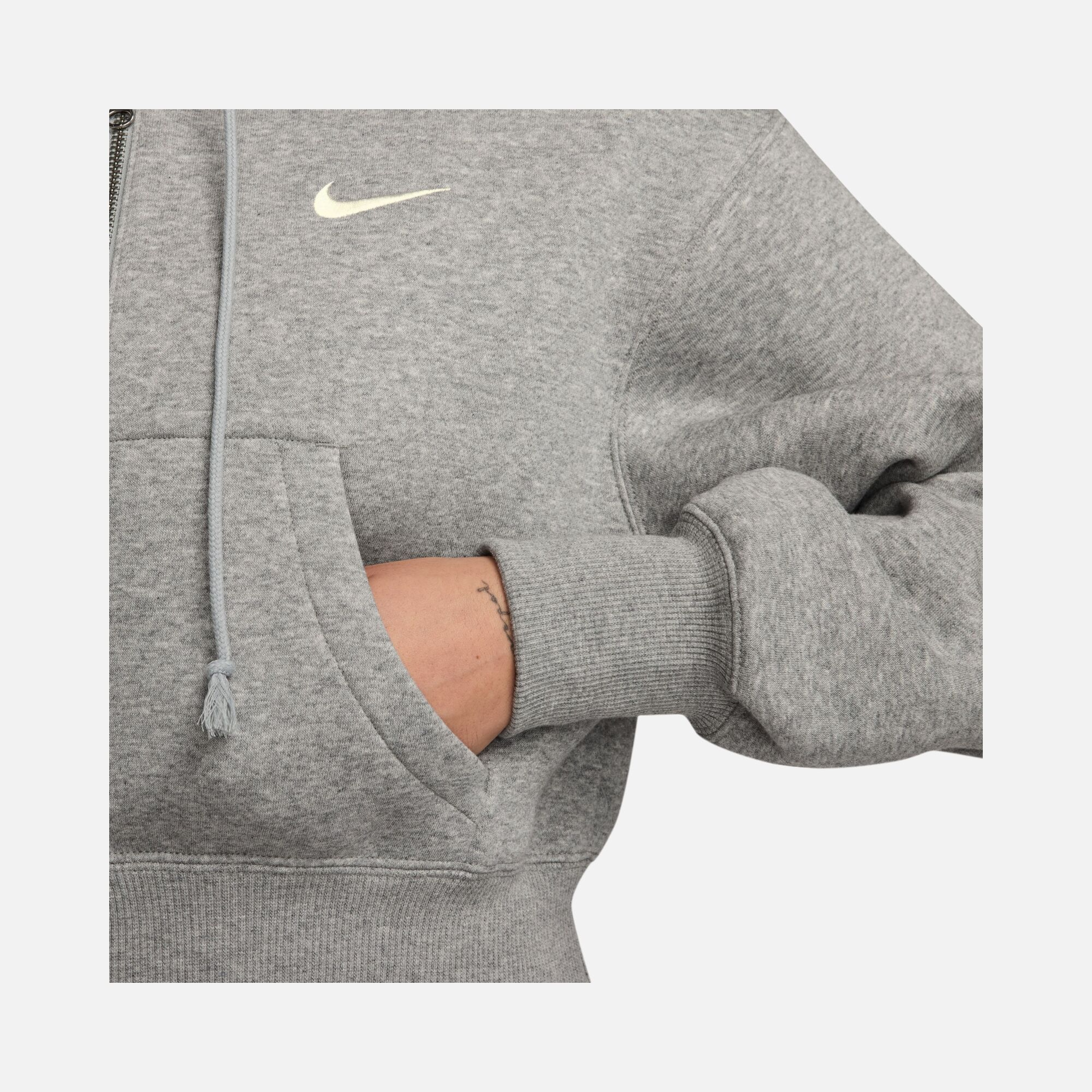 Nike Nsw Phoneix Fleece Crop Fz Hdy Kadın Sweatshirt