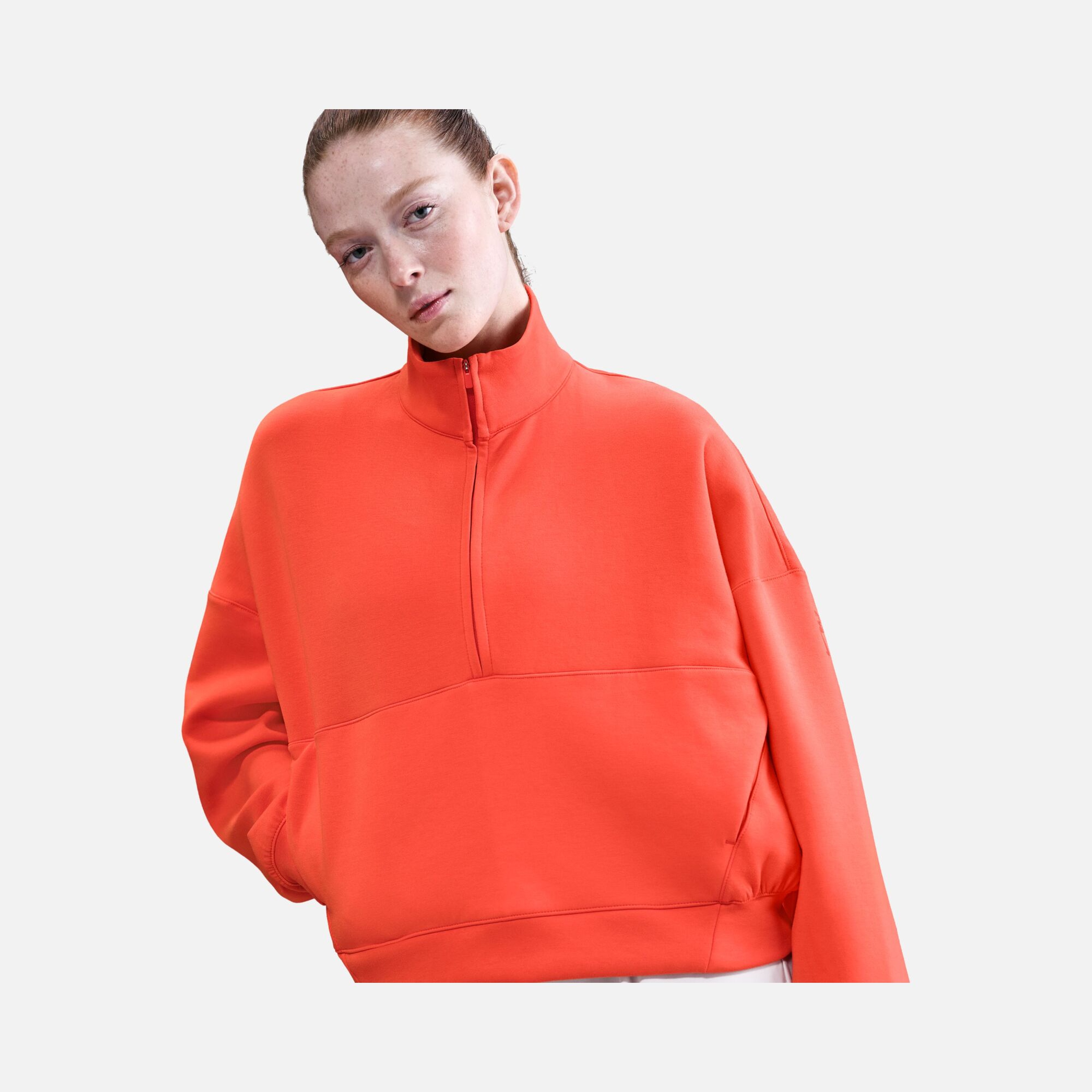 Nike 24.7 Dri-Fit Half-Zip Soft Knit Training Kadın Sweatshirt