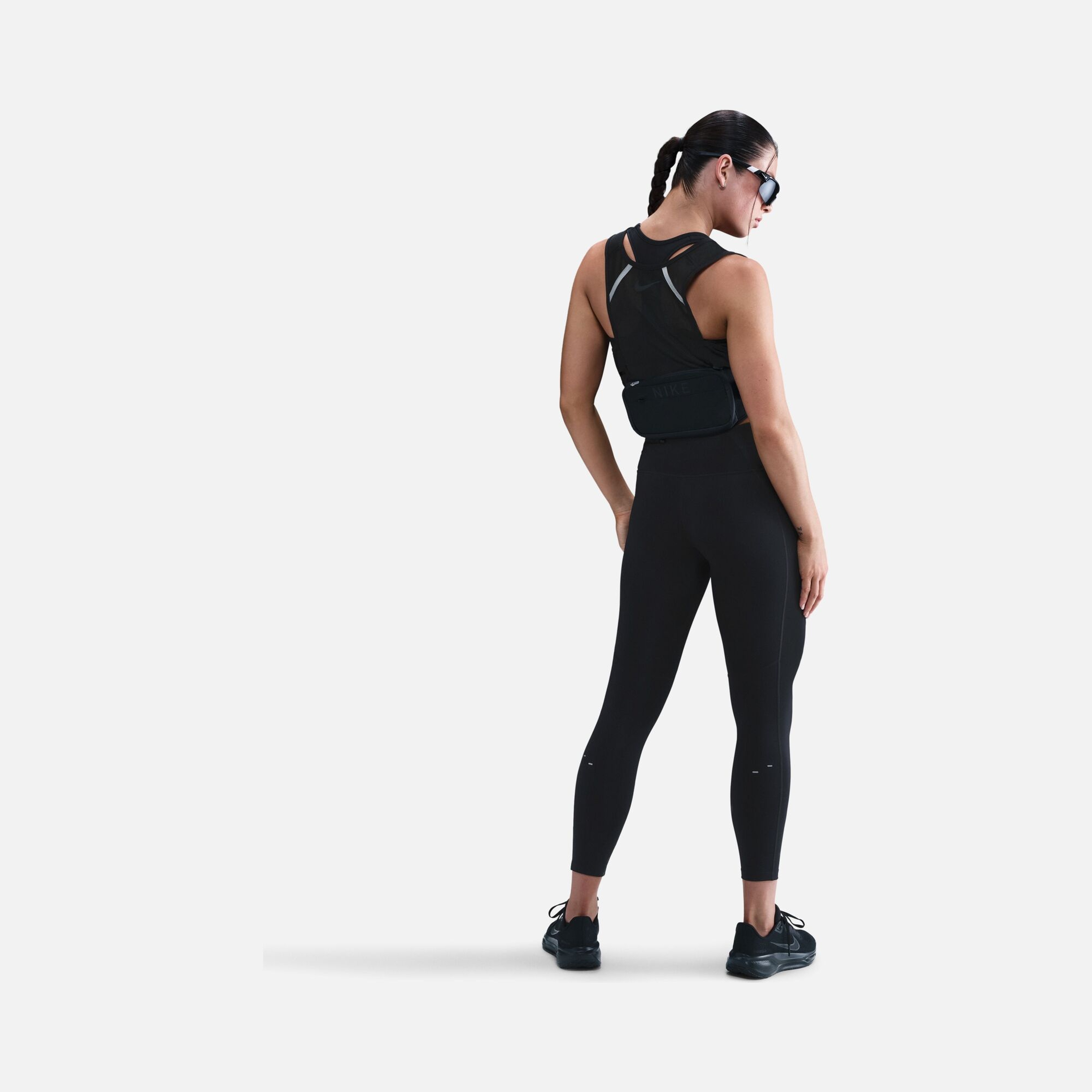 Nike Dri-fit Tempo Swoosh High-Waisted 7/8 Running Leggings Tayt