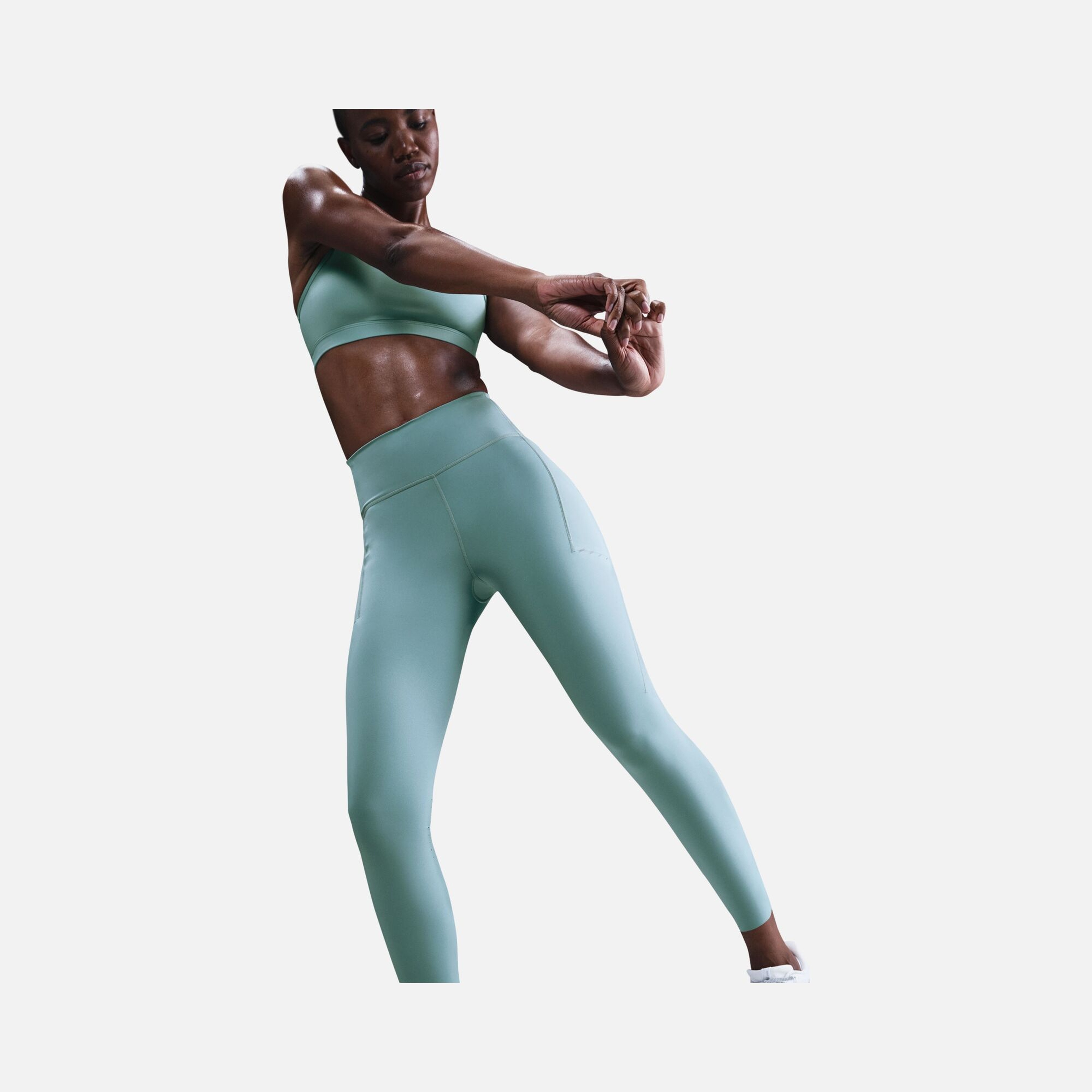 Nike Dri-Fit High-Waisted 7/8 Running With Pockets Kadın Tayt