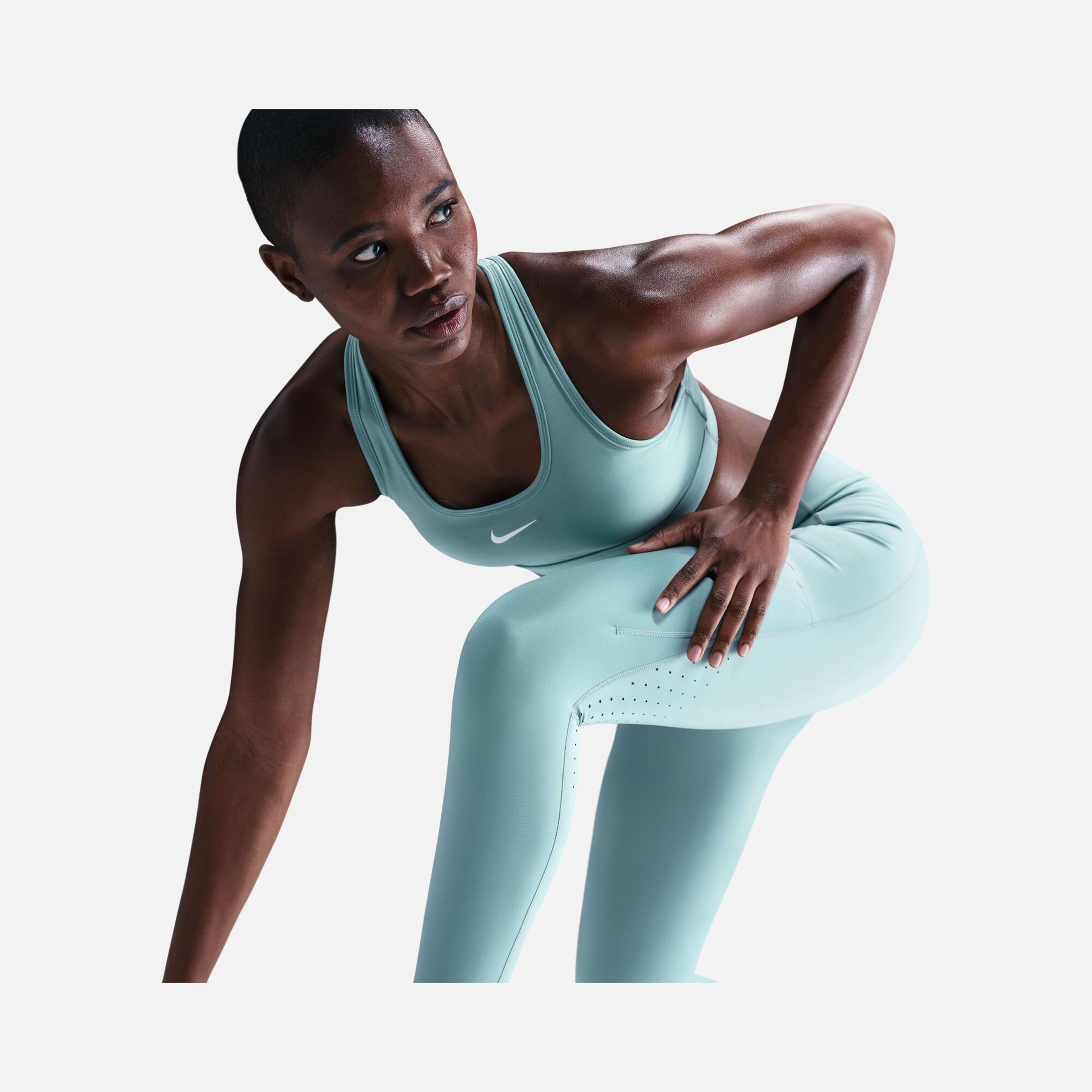 Nike Dri-Fit High-Waisted 7/8 Running With Pockets Kadın Tayt