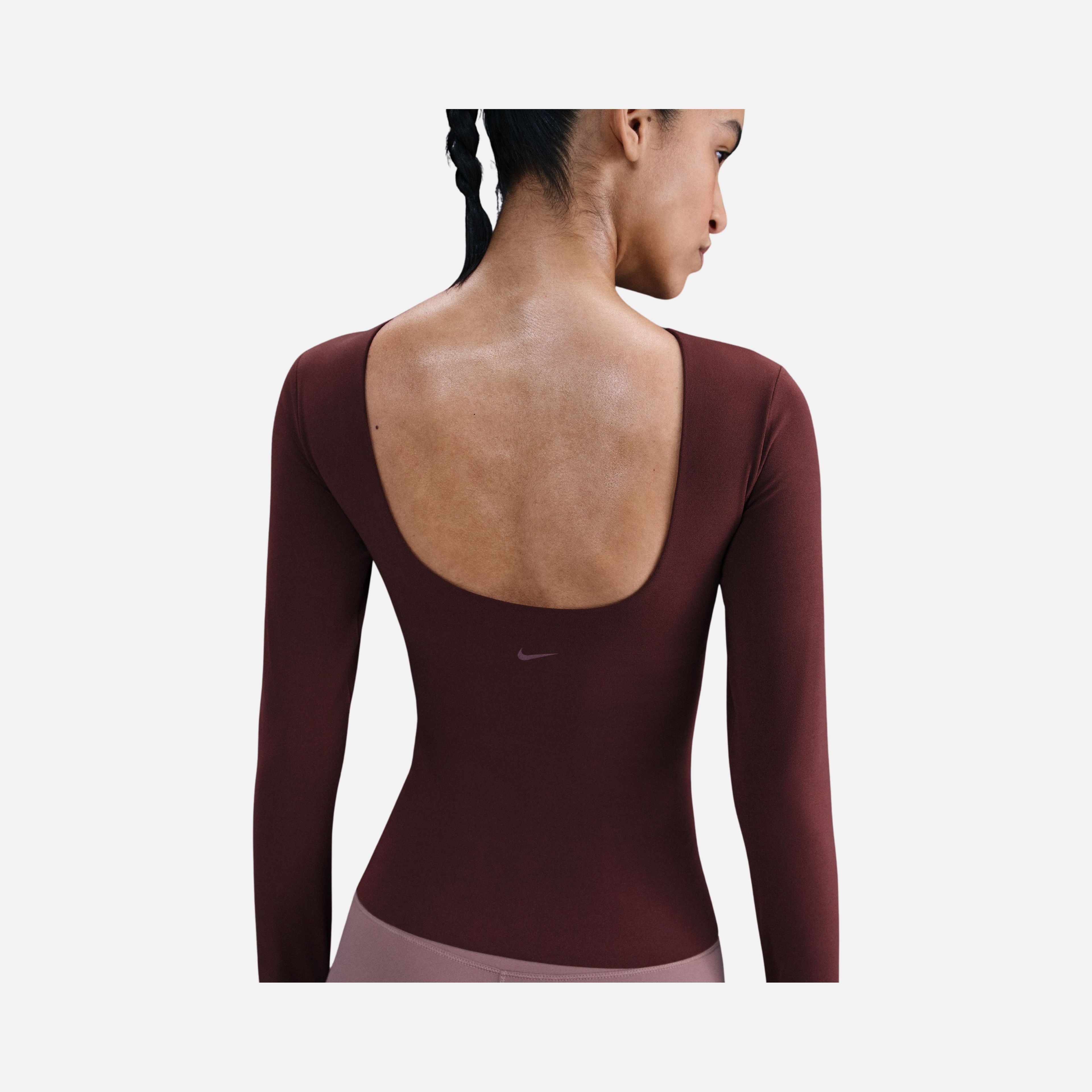 Nike W Zenvy Df Ls Top Nv Kadın Uzun Kollu Tişört