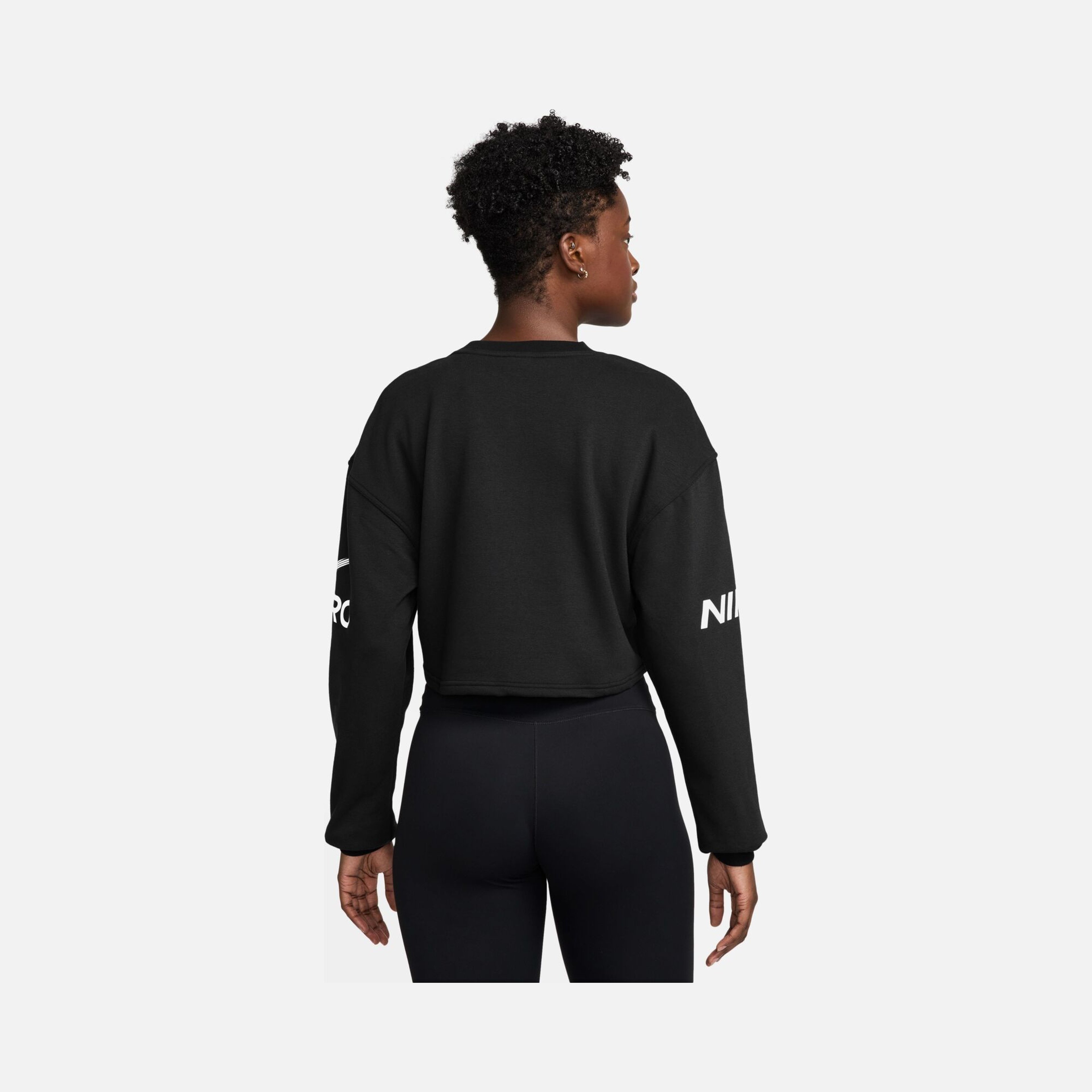 Nike W Np Df Flc Crew Tt Grx Kadın Sweatshirt