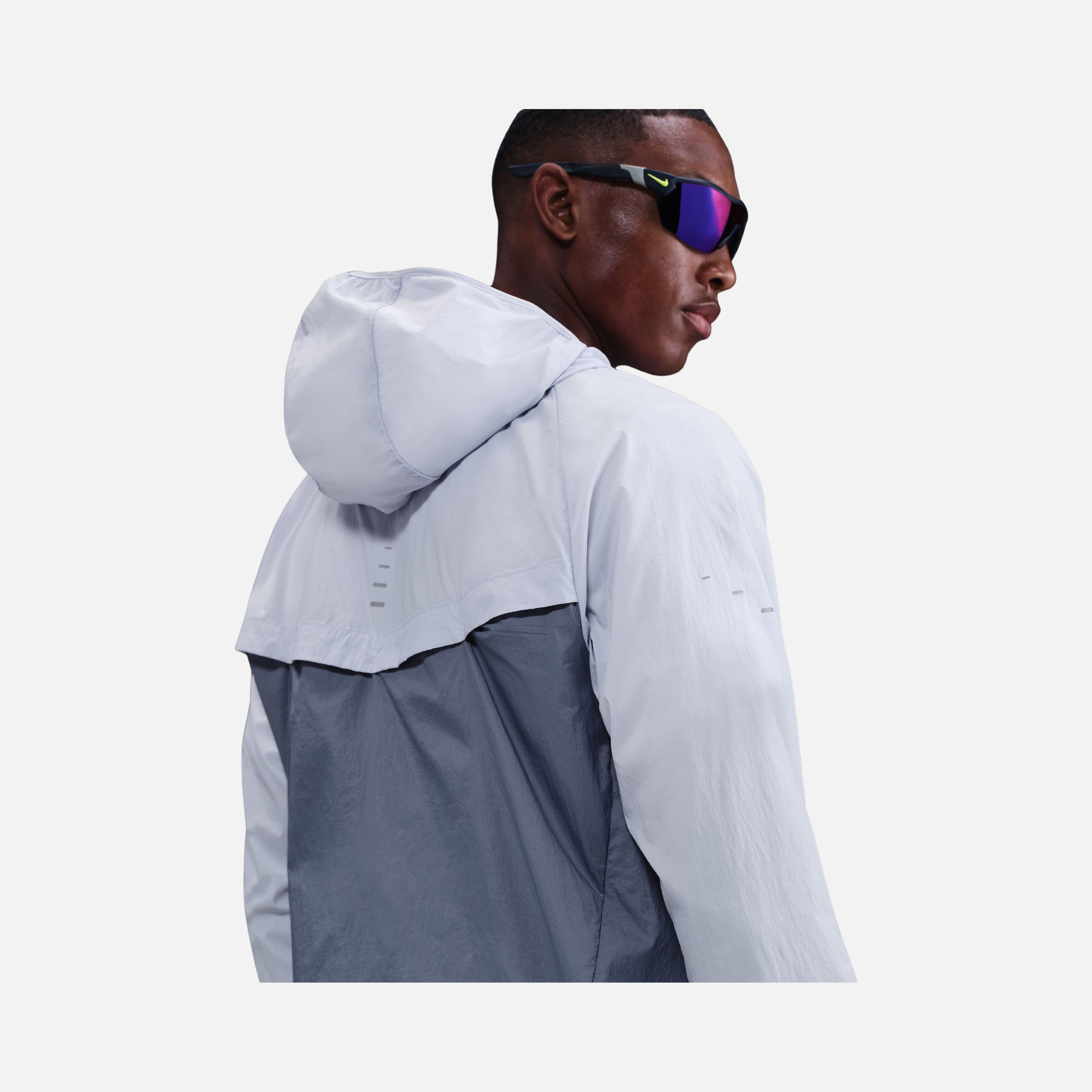 Nike Stride Repel UV Running Full-Zip Hooded Erkek Ceket