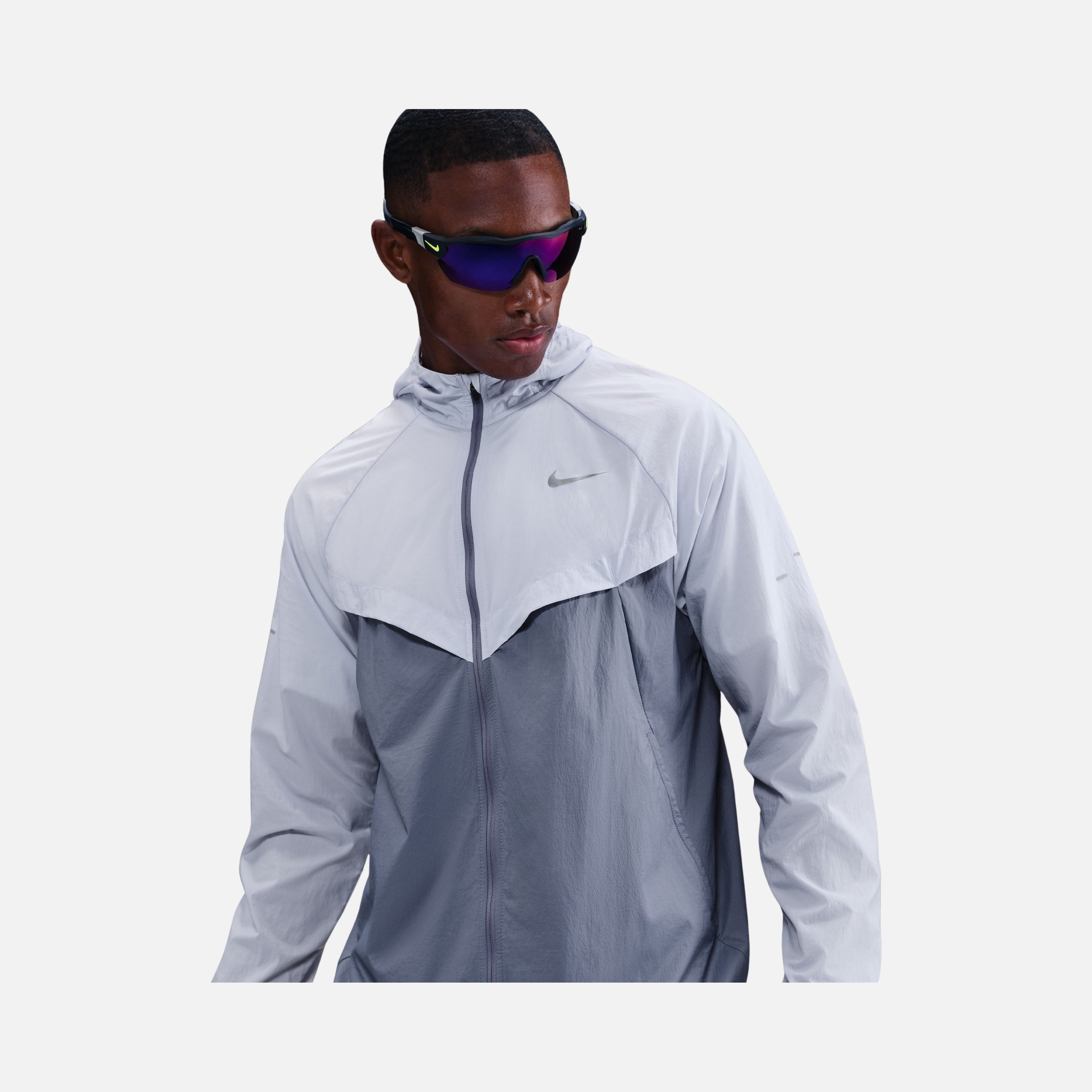 Nike Stride Repel UV Running Full-Zip Hooded Erkek Ceket