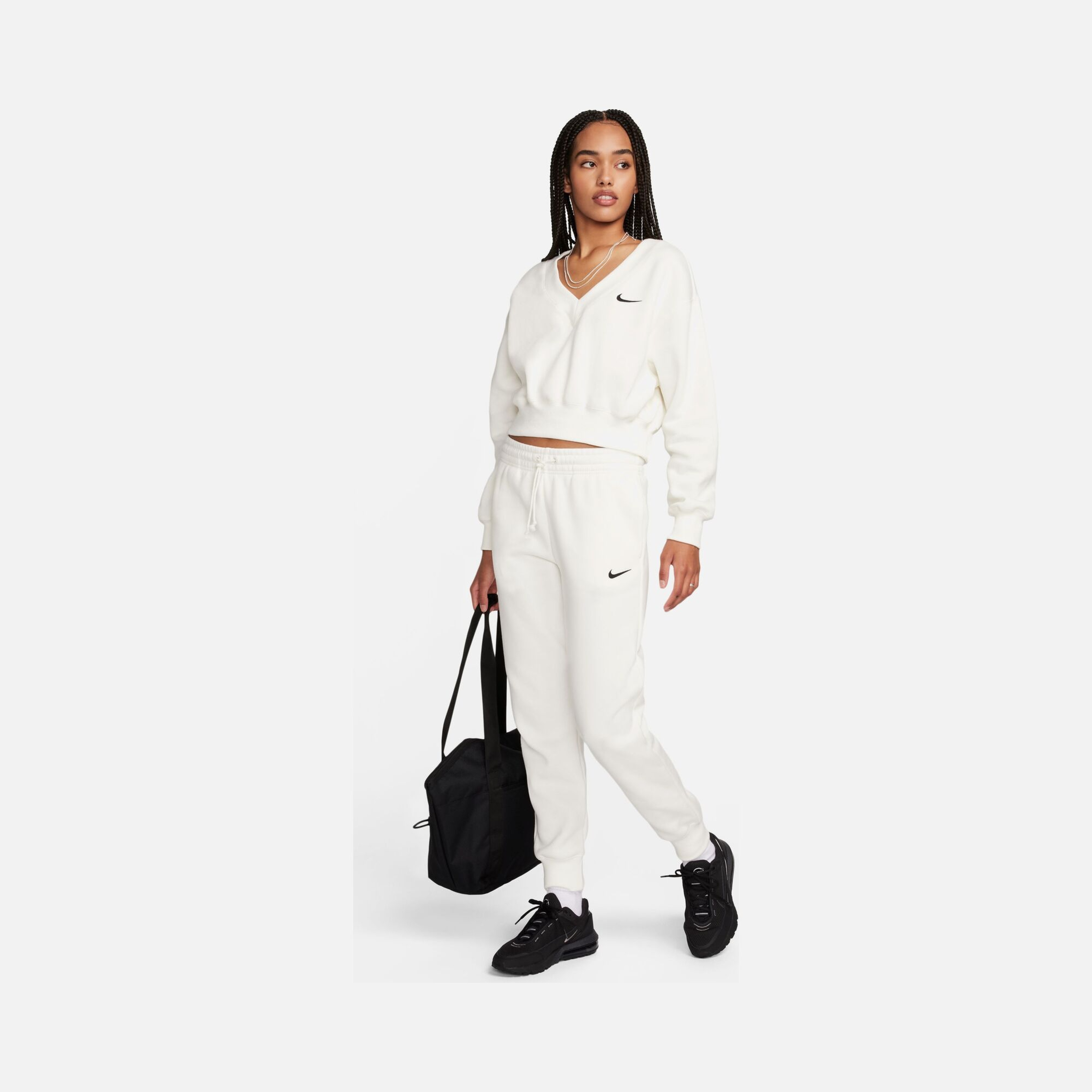 Nike Sportswear Phoenix Fleece Mid-Rise Kadın Eşofman Altı