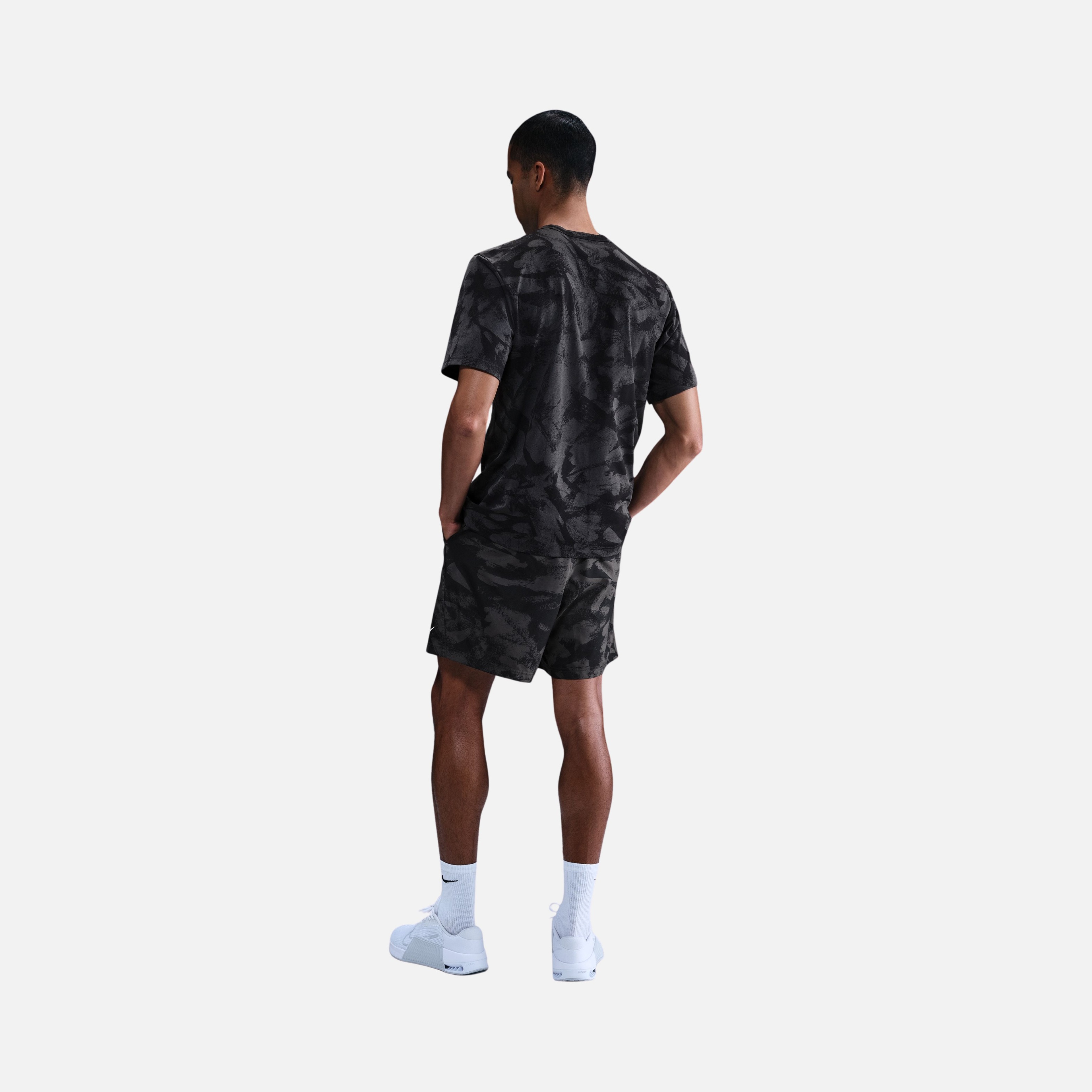 Nike M Nk Df Uv Hyverse Ss Top Print Erkek Tişört