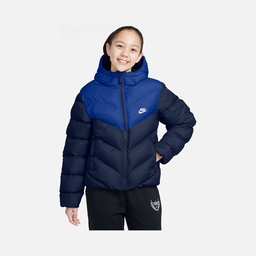 Nike Nsw Tf Adp Puffer Colorblock Çocuk Kapüşonlu Mont