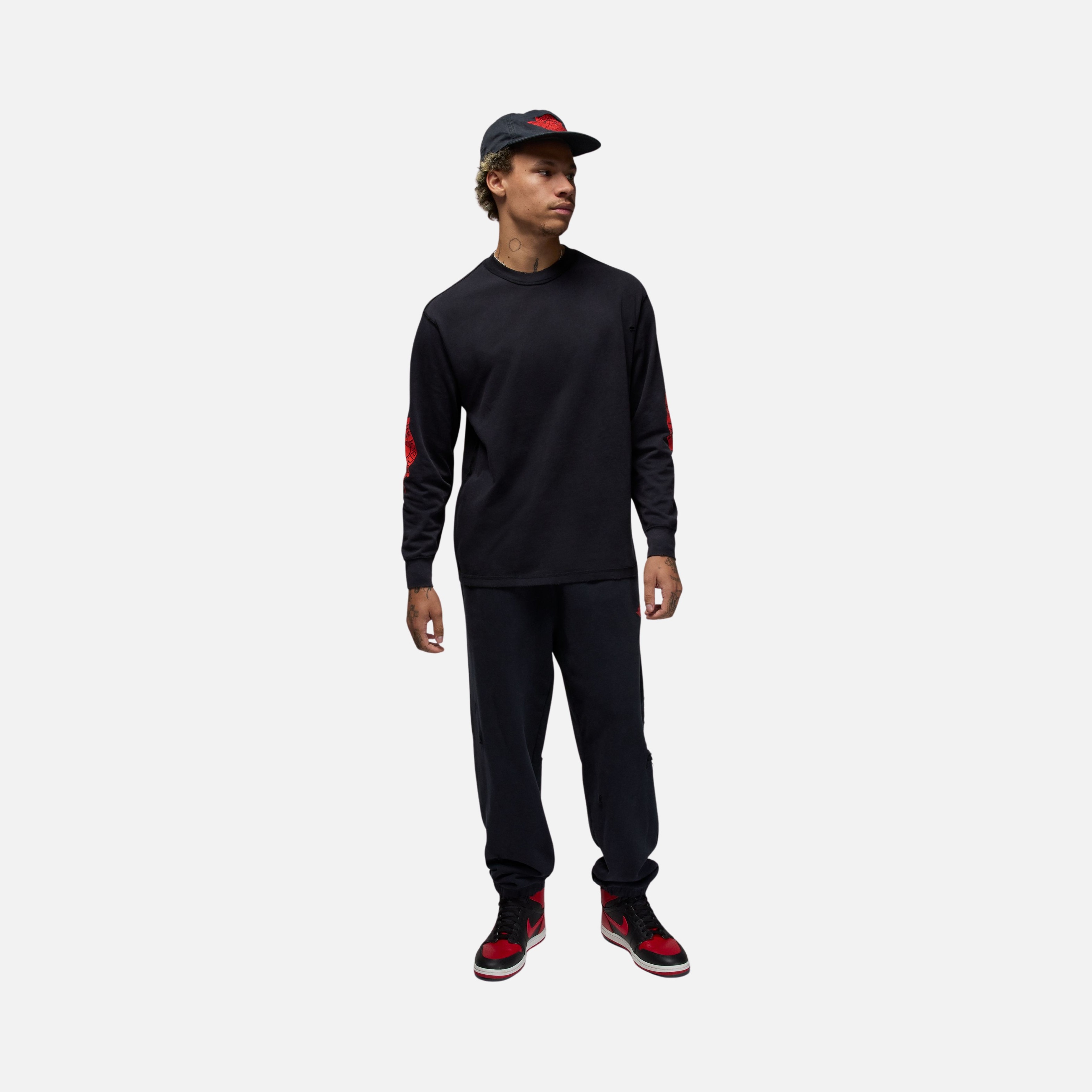 Nike Jordan Rare Air Wash 85 Ls Crew Erkek Sweatshirt