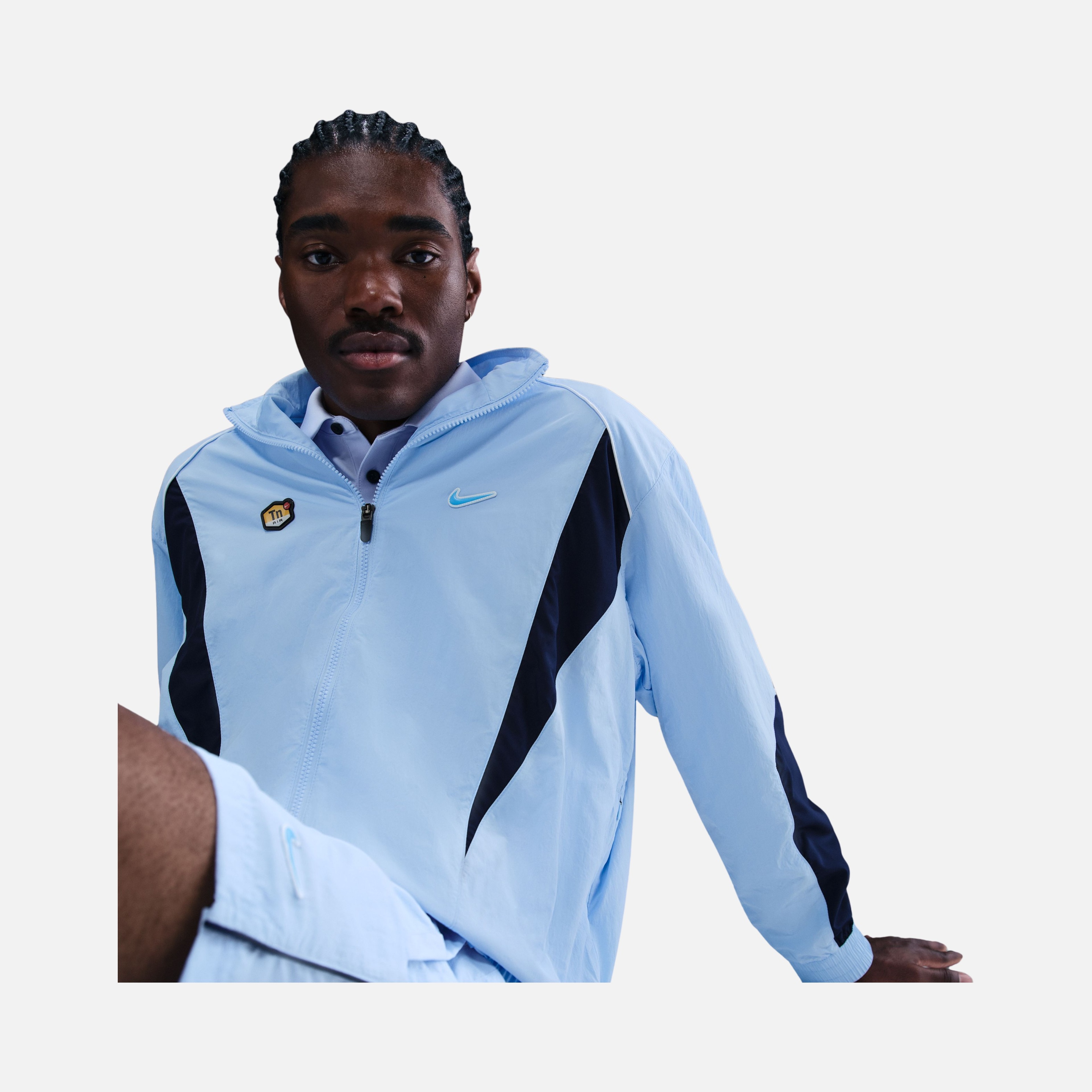 Nike Sportswear Tuned Air Woven Fabric Colorblock Full-Zip Erkek Ceket