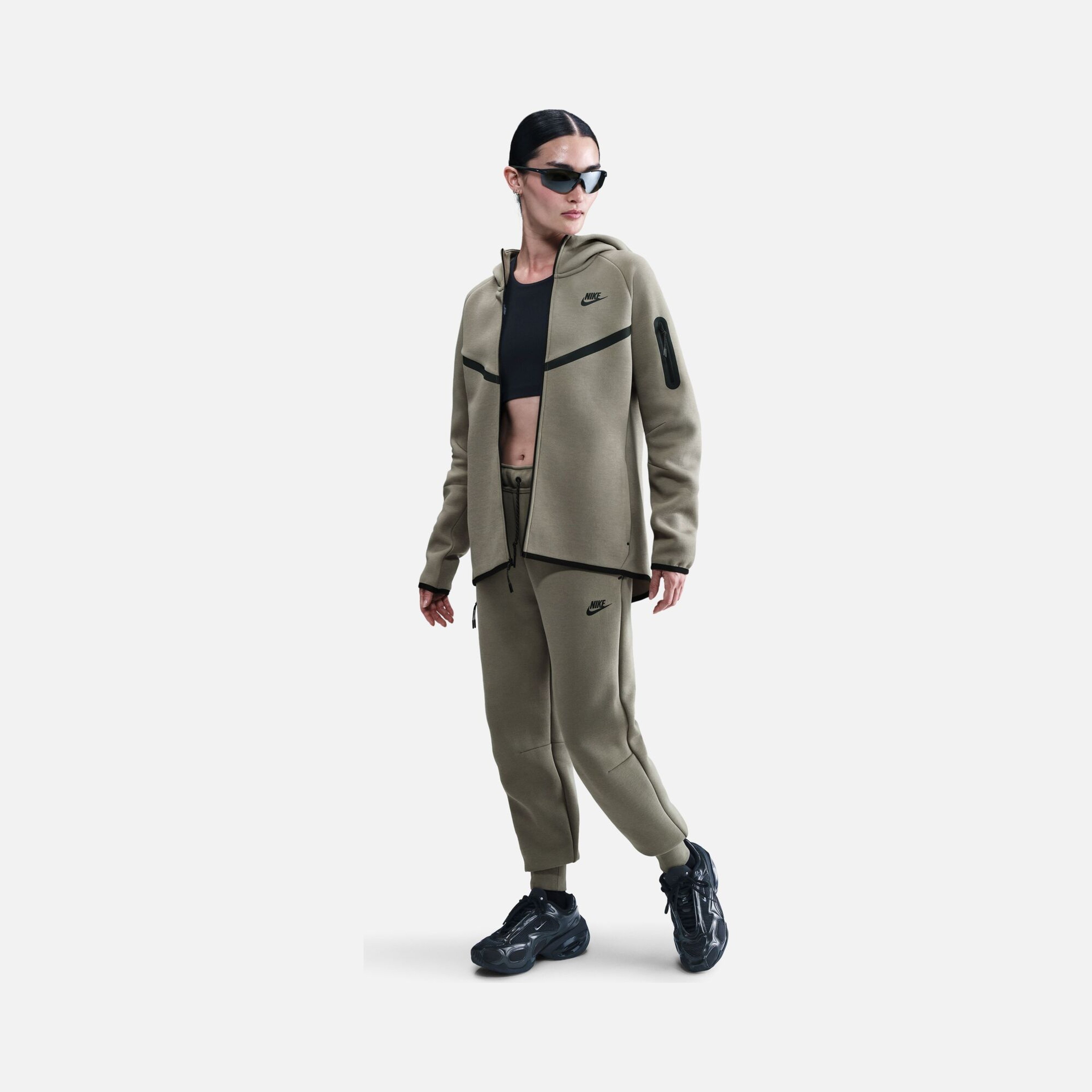 Nike Sportswear Tech Fleece Windrunner Full-Zip Hooded SS25 Kadın Sweatshirt