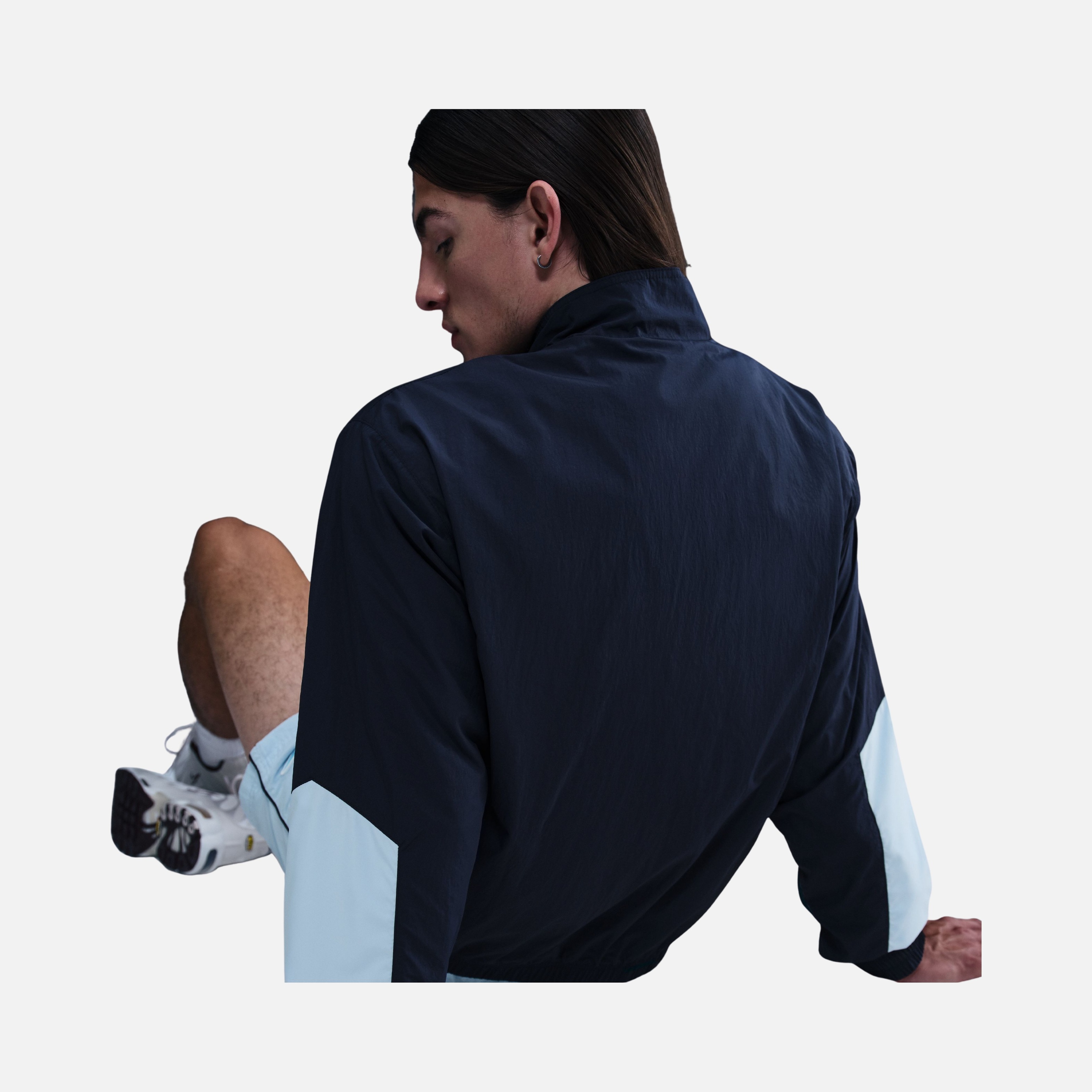 Nike Sportswear Tuned Air Woven Fabric Colorblock Full-Zip Erkek Ceket