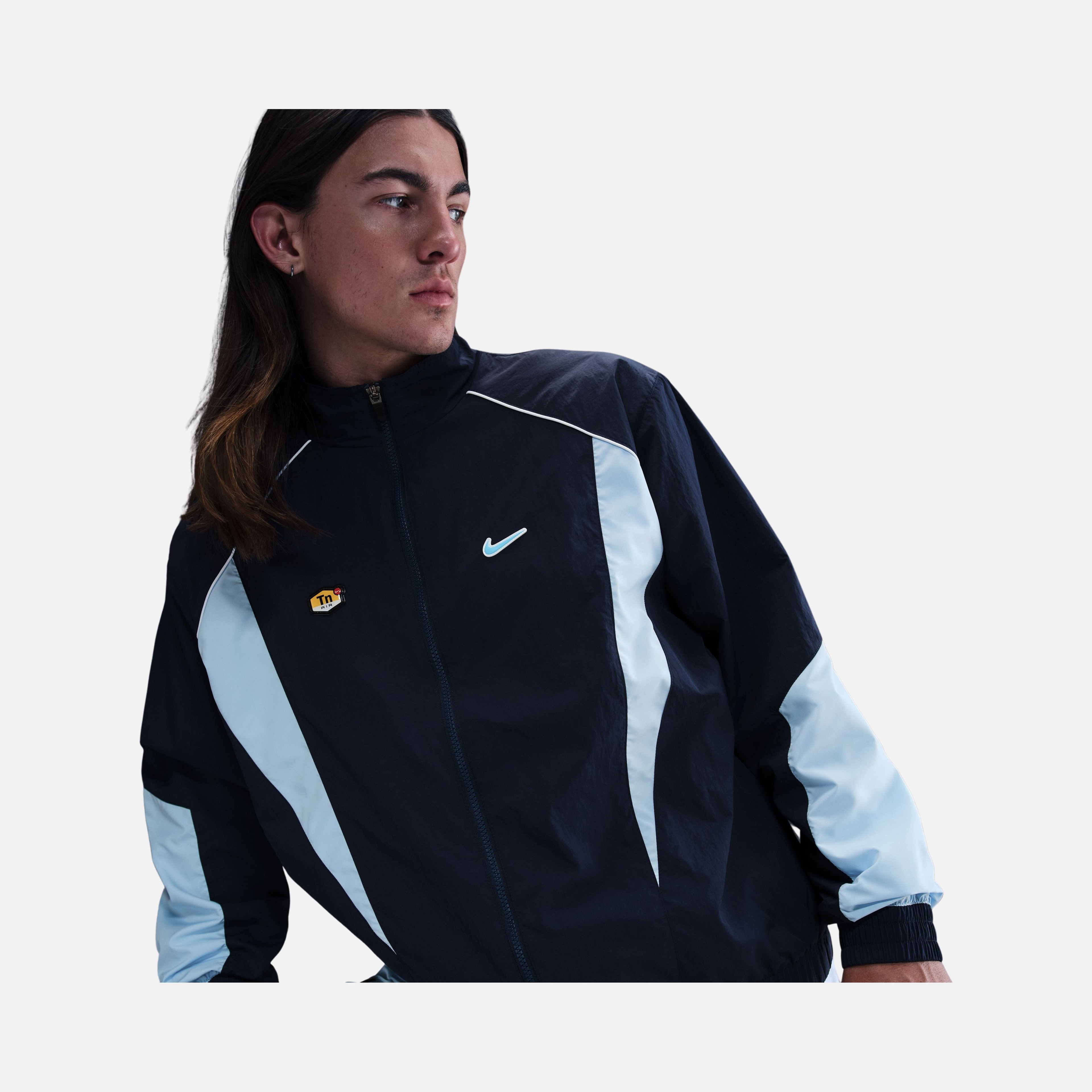 Nike Sportswear Tuned Air Woven Fabric Colorblock Full-Zip Erkek Ceket