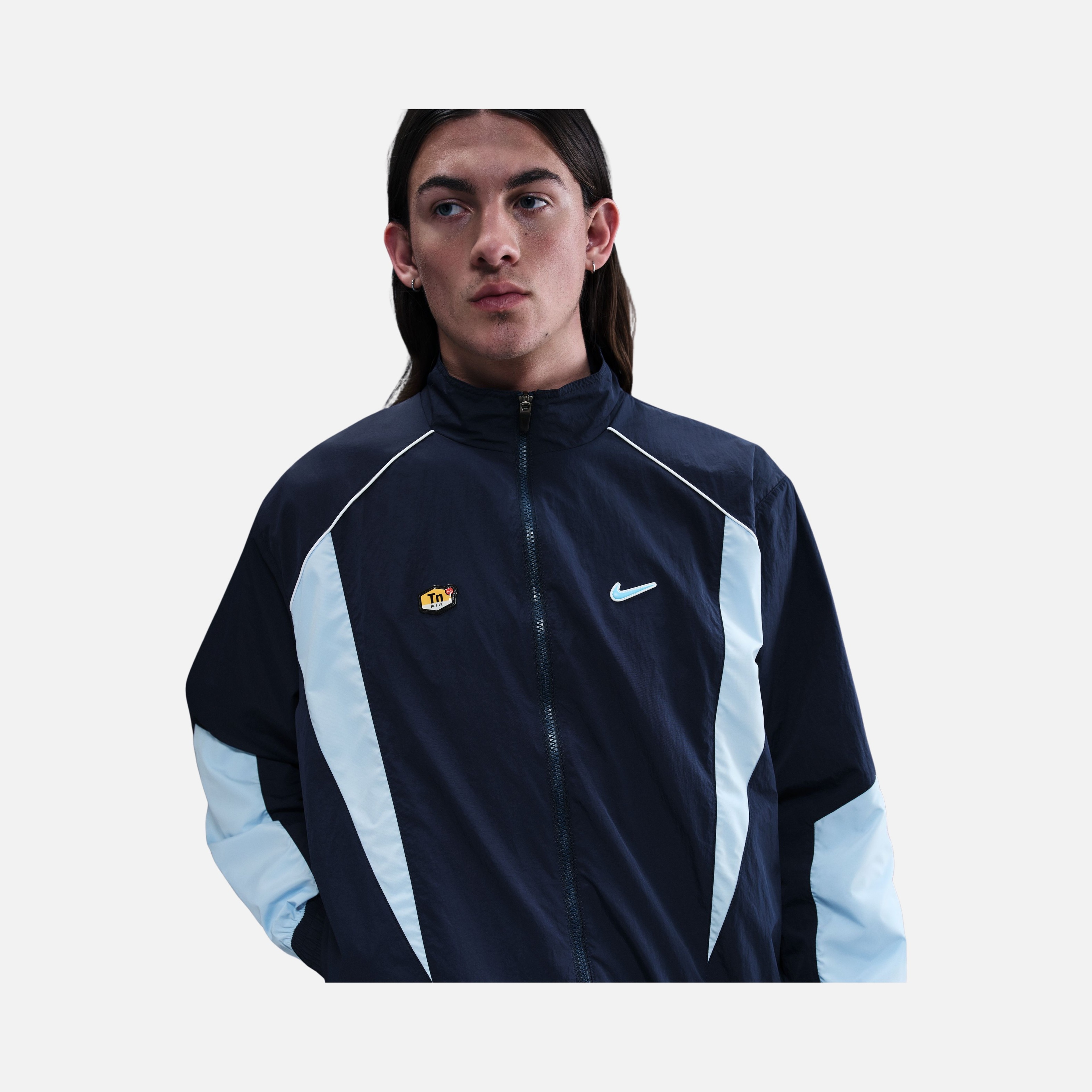 Nike Sportswear Tuned Air Woven Fabric Colorblock Full-Zip Erkek Ceket