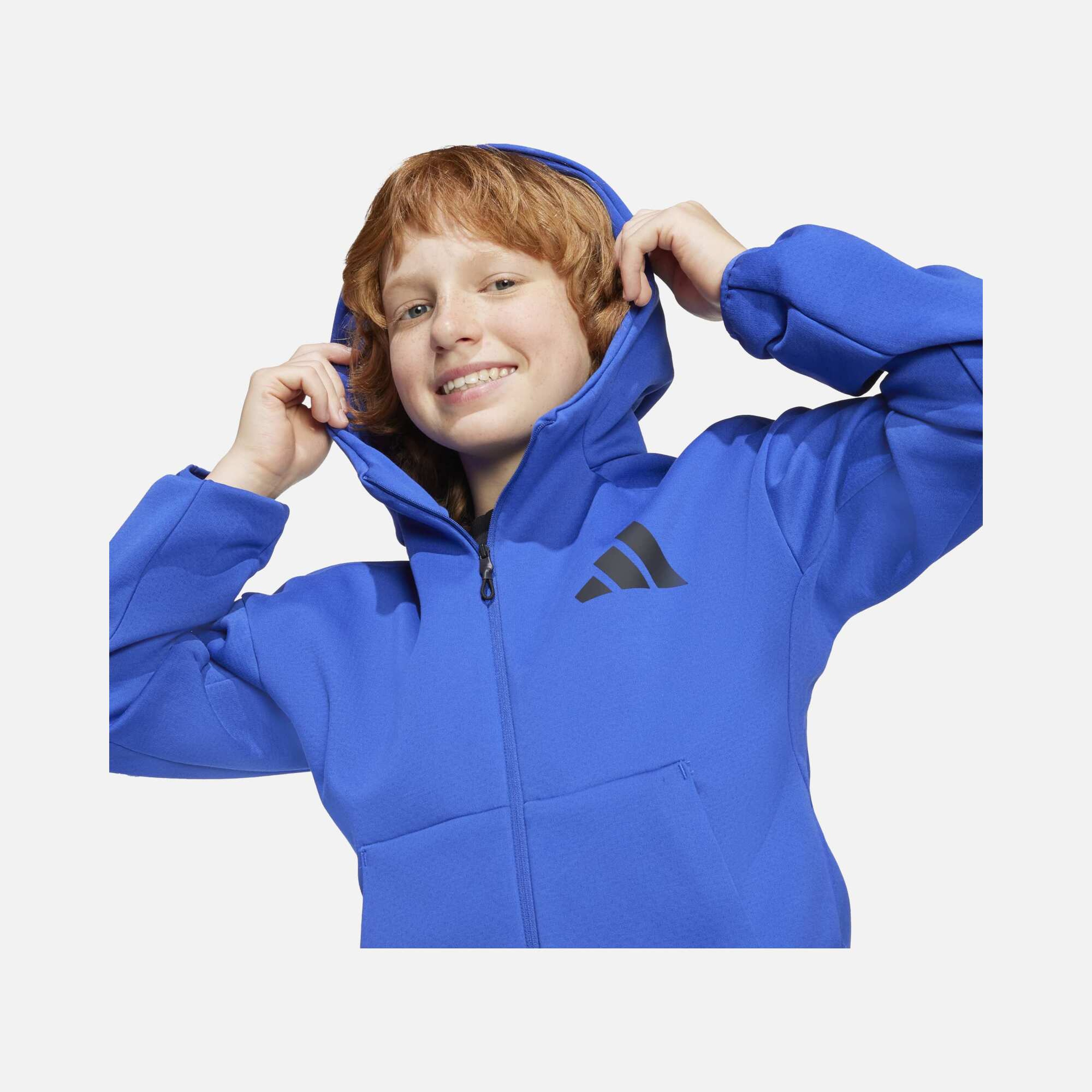 adidas Z.N.E. Sportswear Track Full-Zip Hoodie Çocuk Sweatshirt